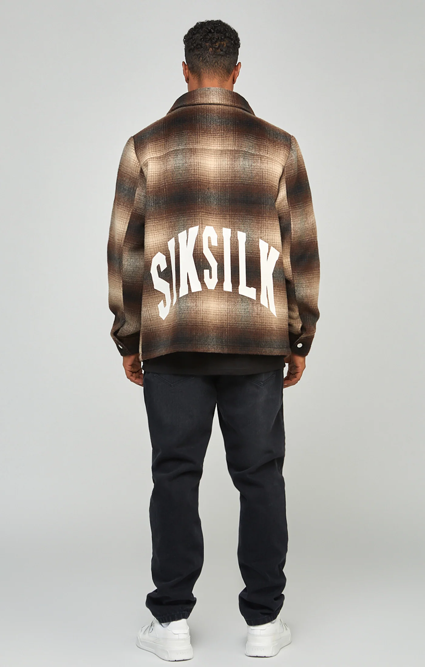 Black Straight Cut Denim Jeans - Image 5
