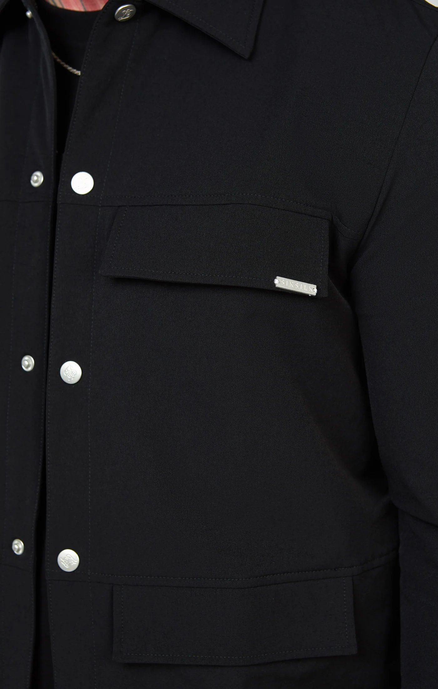 Black Utility Overshirt - Image 2