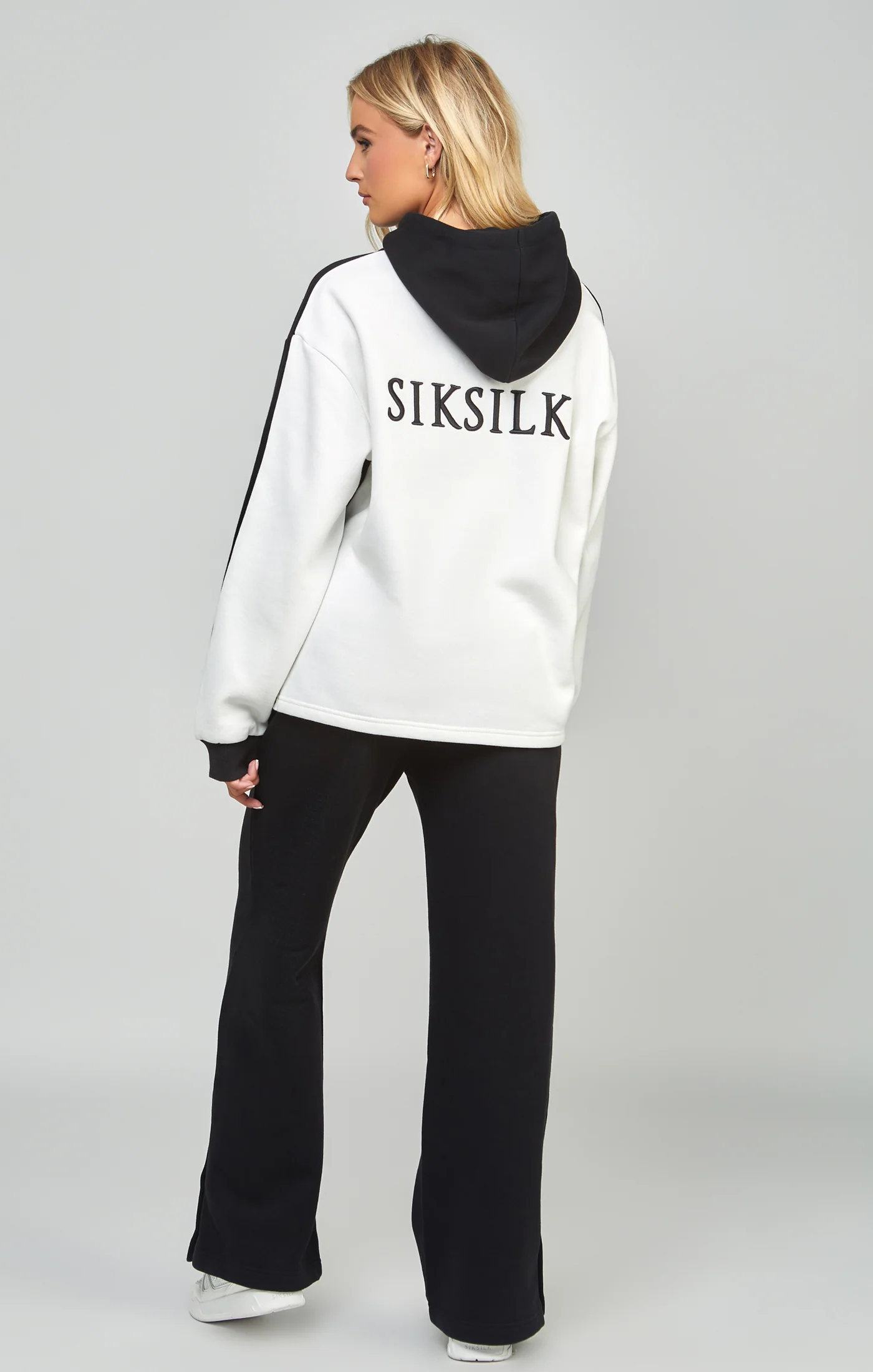 Black Wide Leg Joggers - Image 5