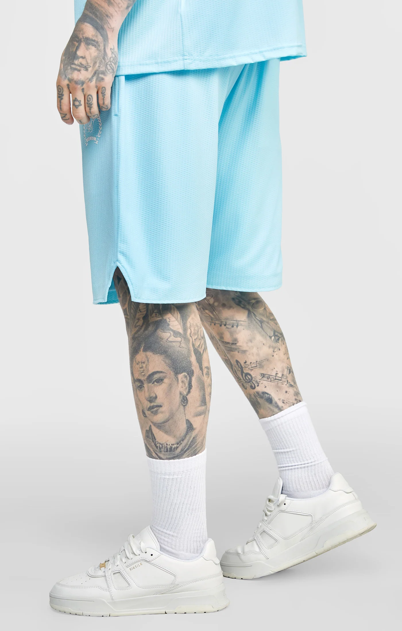 Blue Mesh Loose Fit Short - Image 2