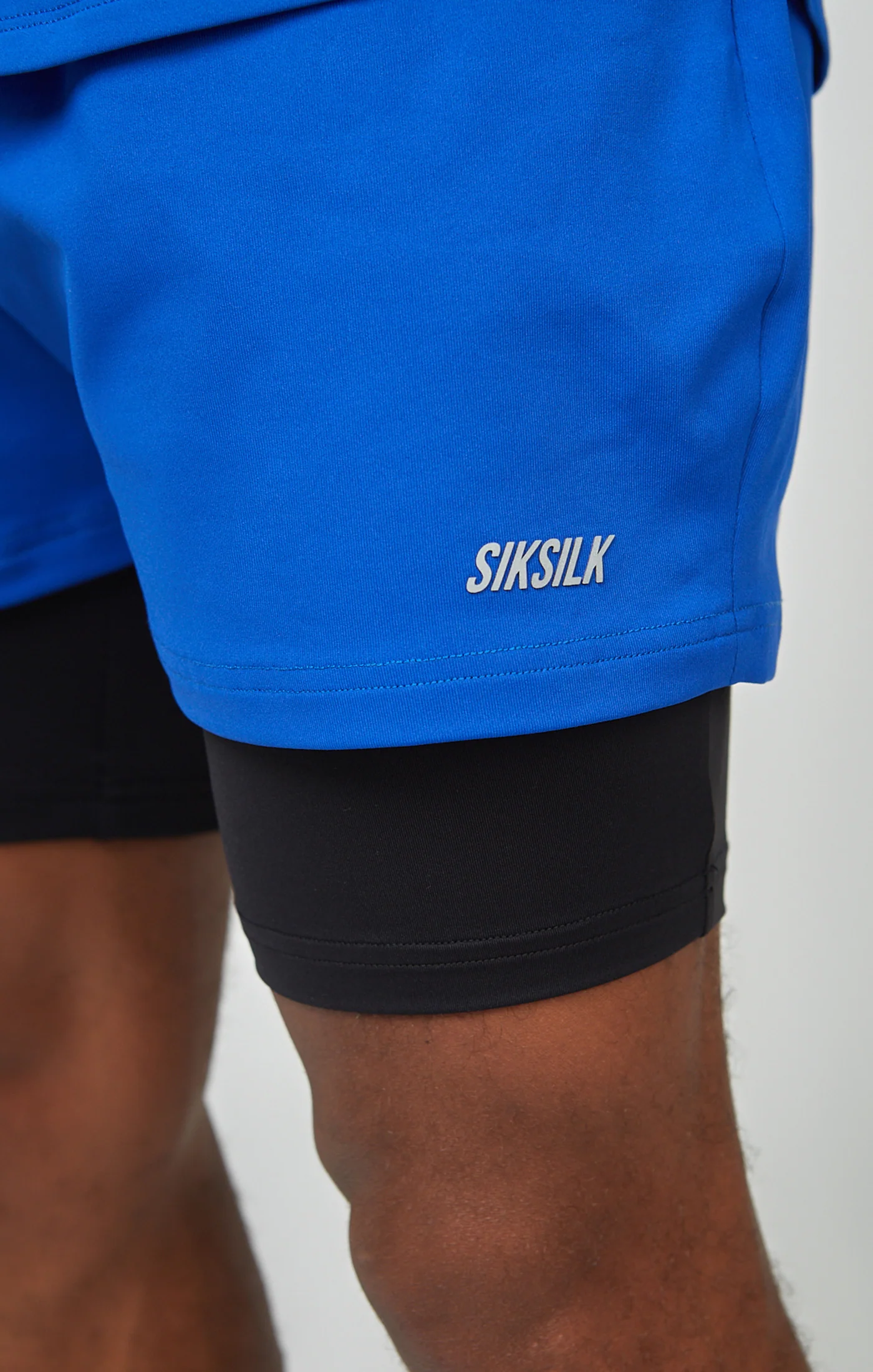 Blue Sports Dual Layer Short - Image 6