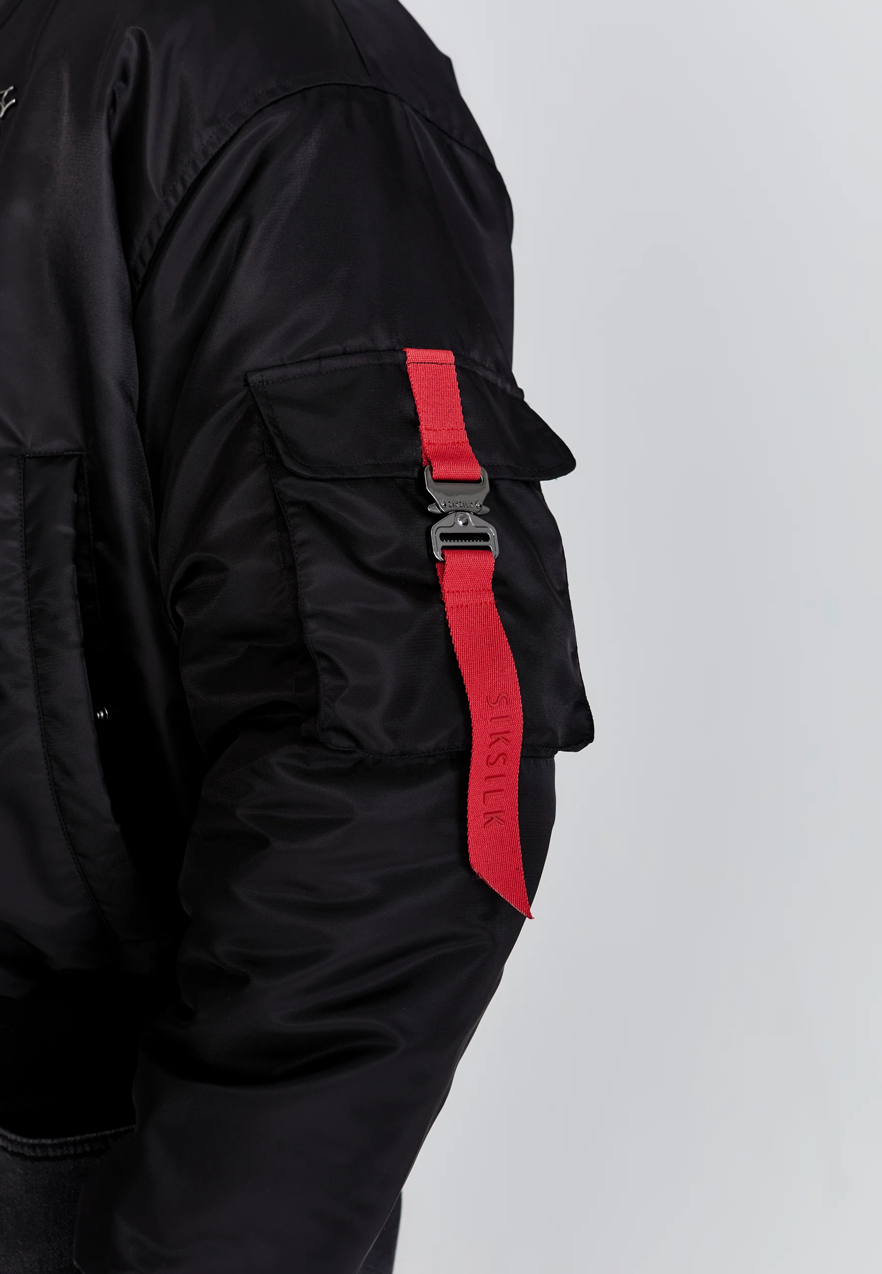 Black Bomber Jacket - Image 3