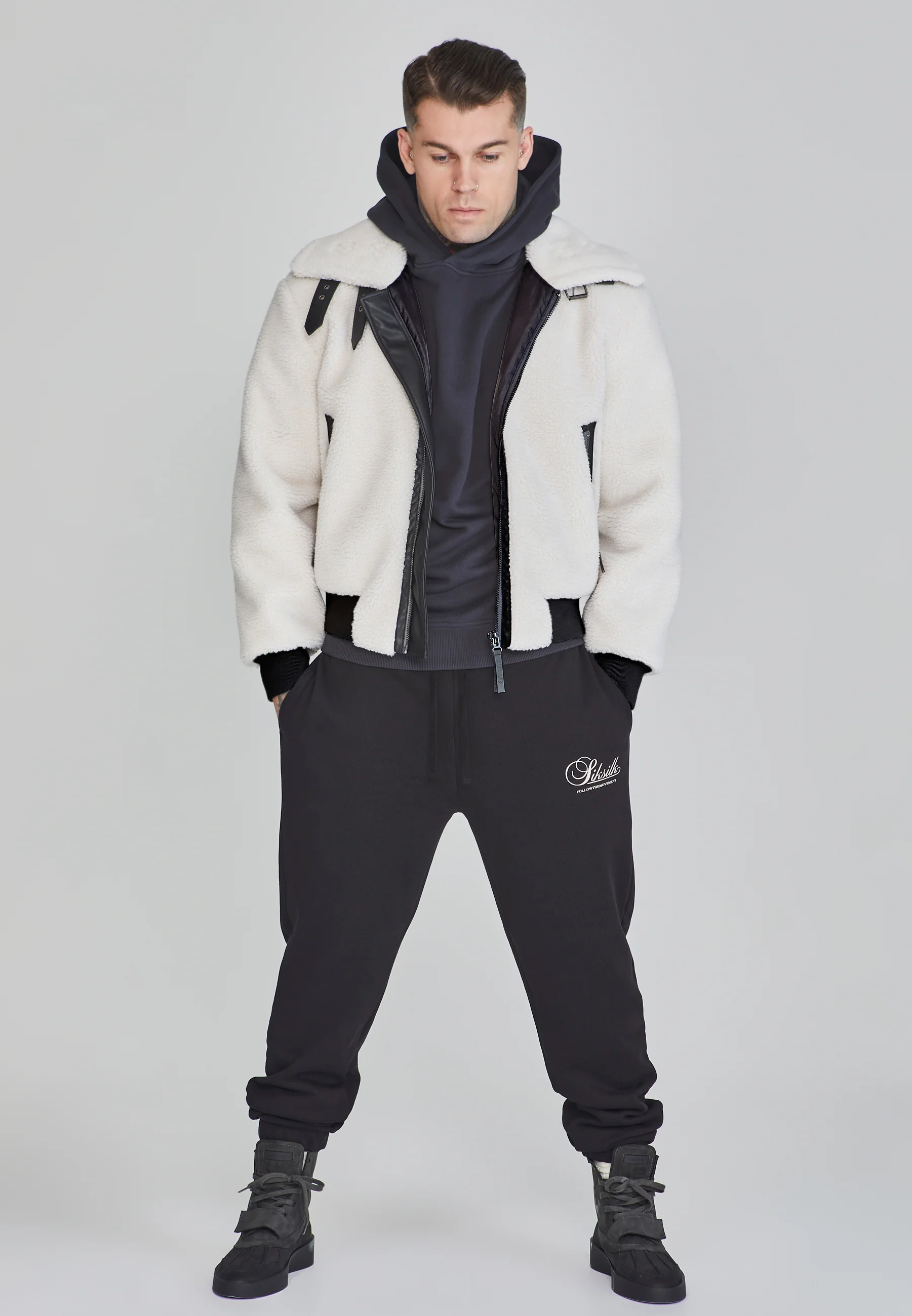 Ecru Bomber Jacket - Image 2