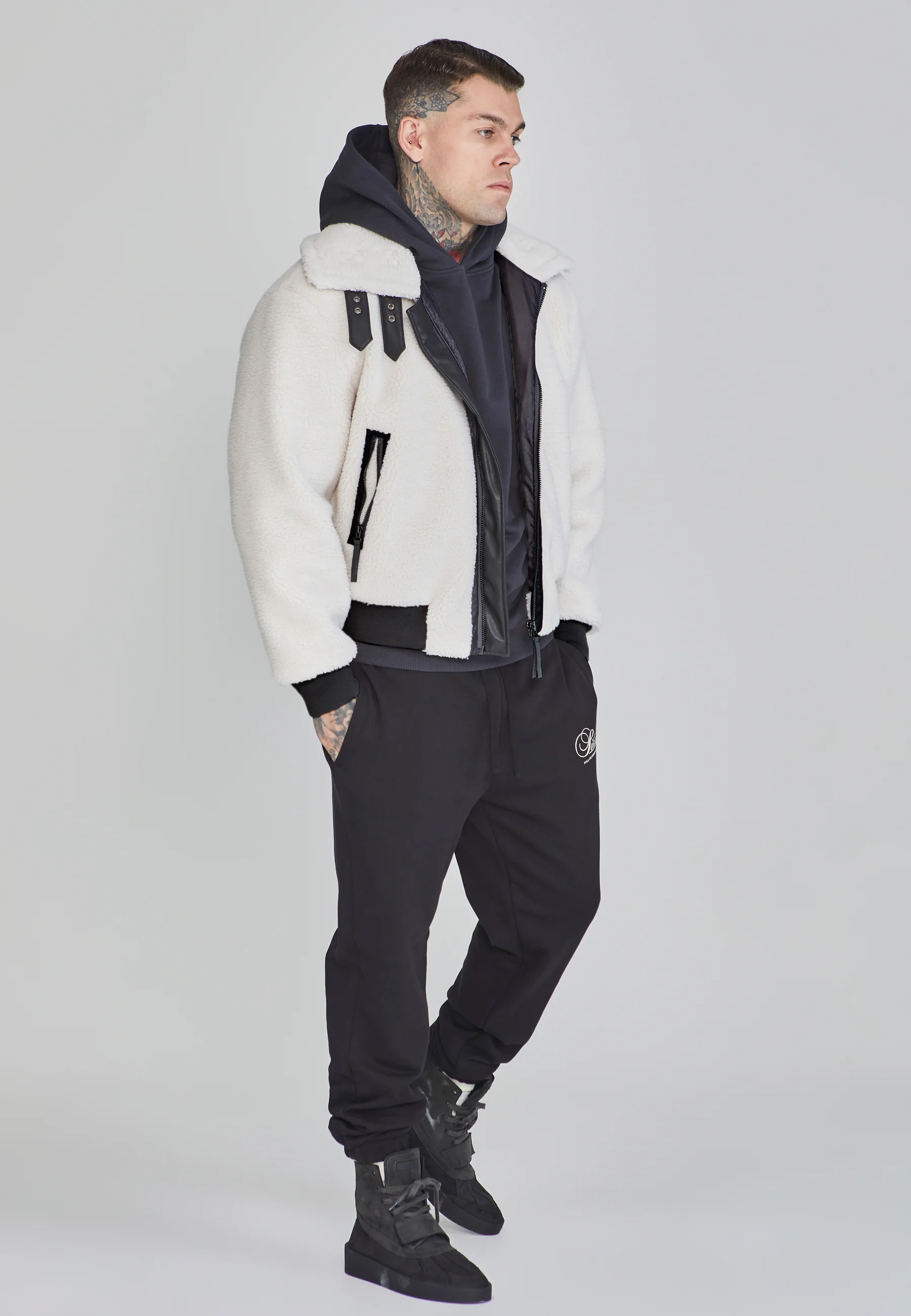Ecru Bomber Jacket - Image 4