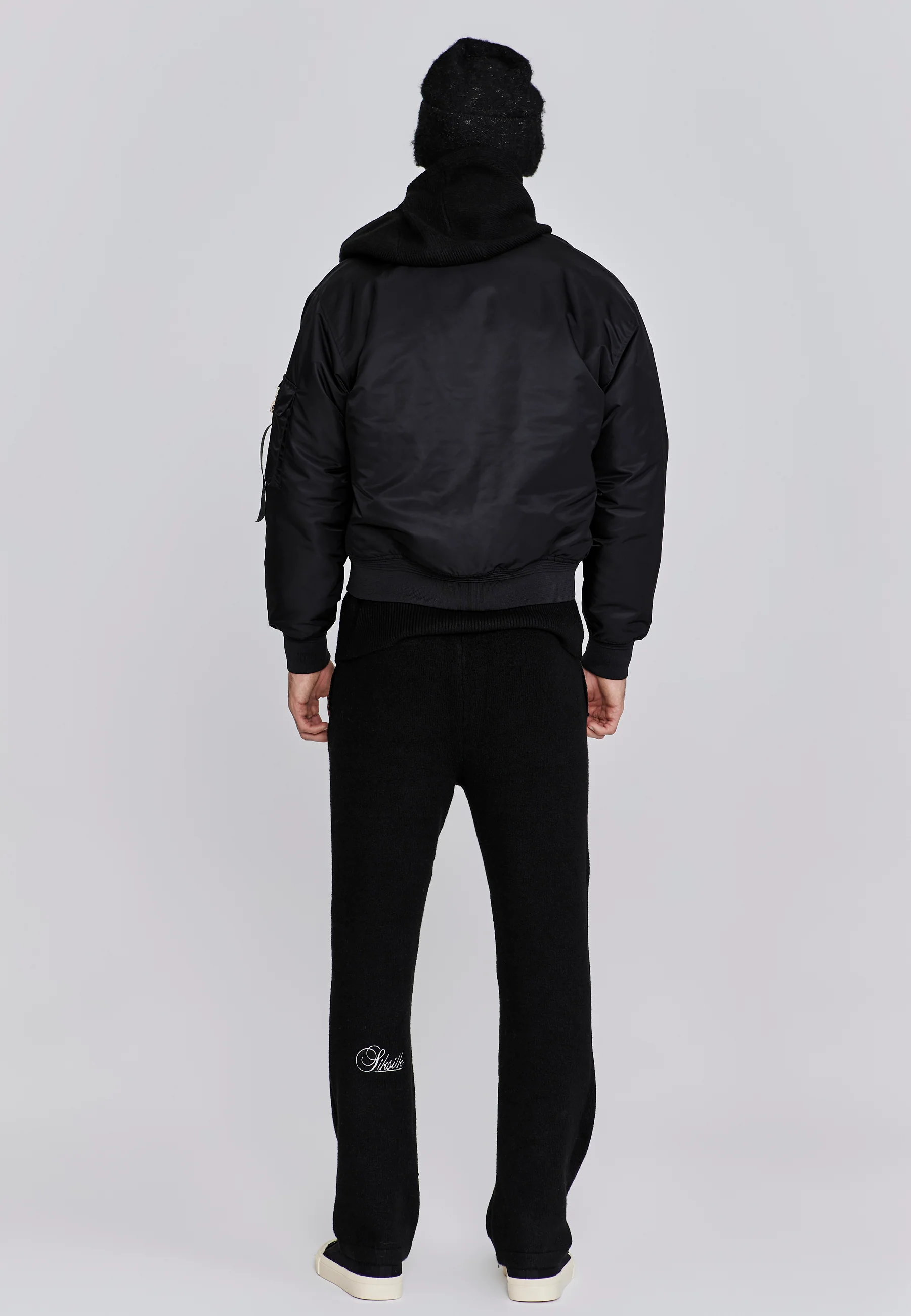 Black Bomber Jacket - Image 5