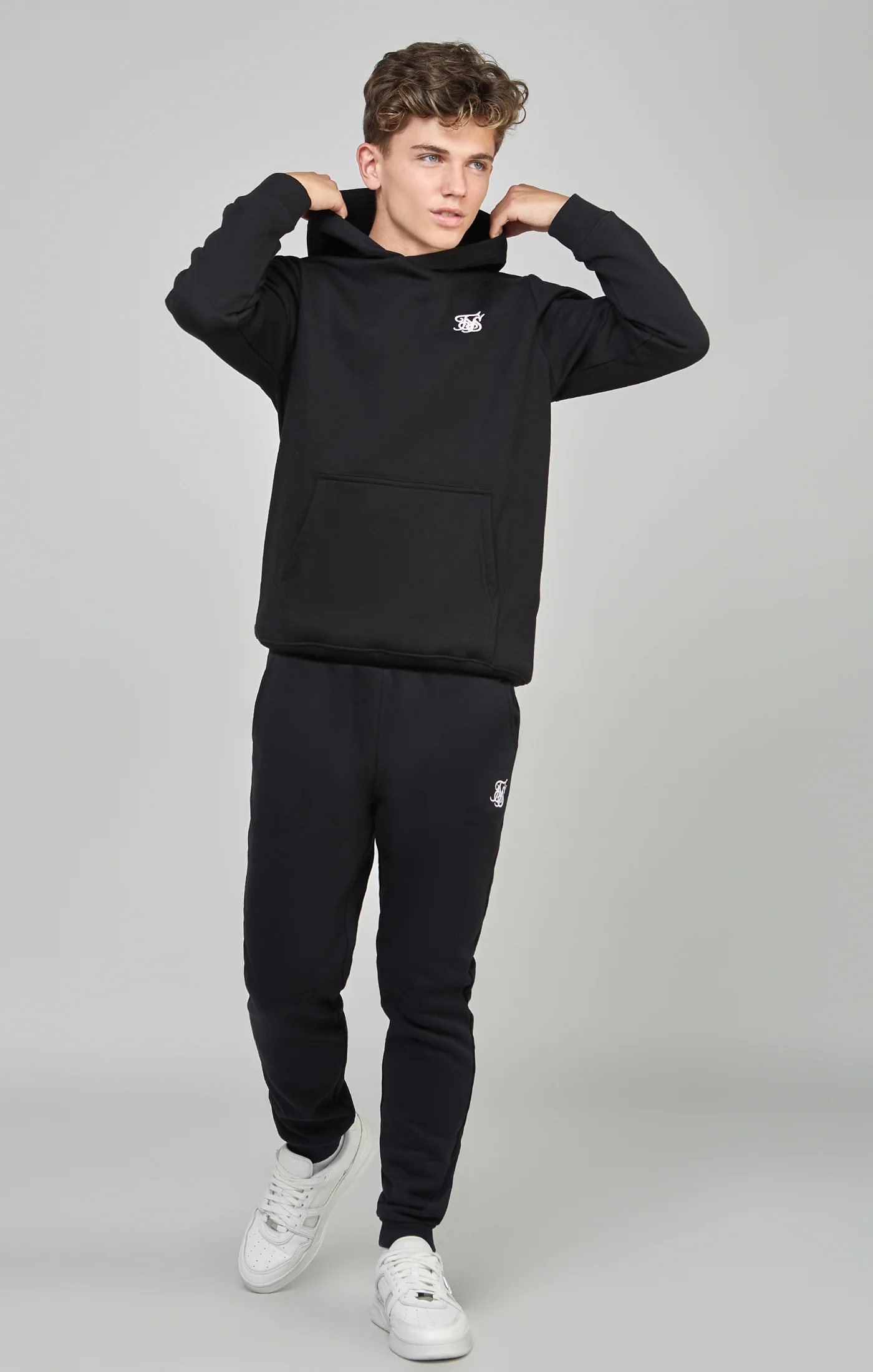 Boys Black Essentials Hoodie - Image 3