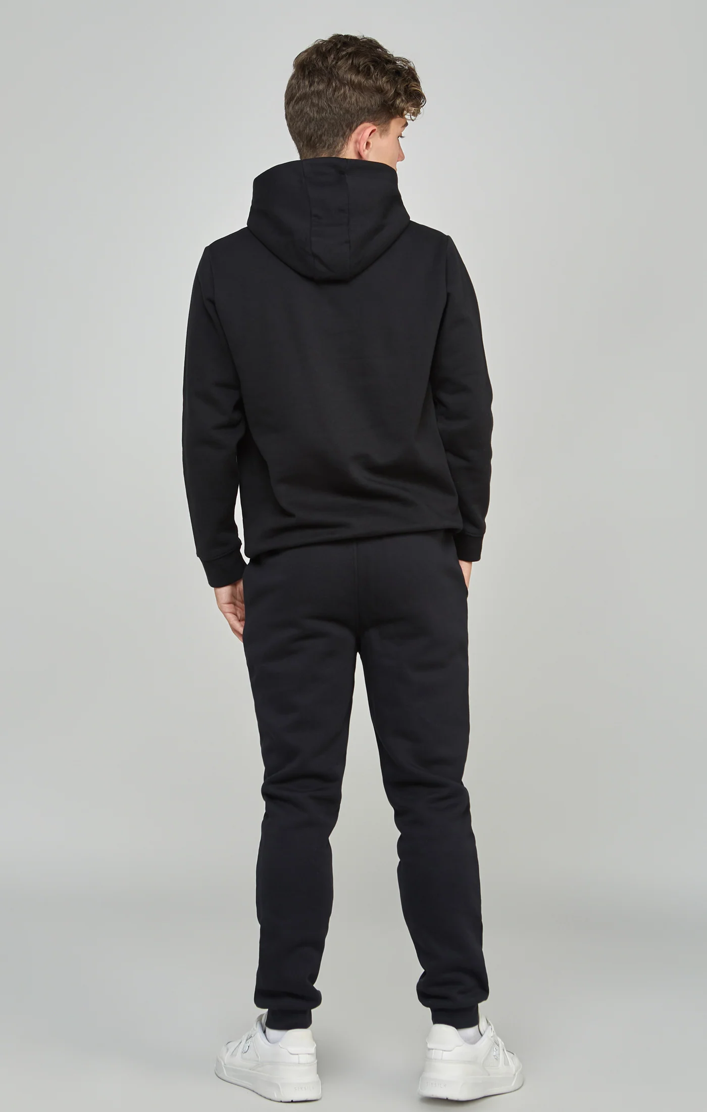 Boys Black Essentials Hoodie - Image 5
