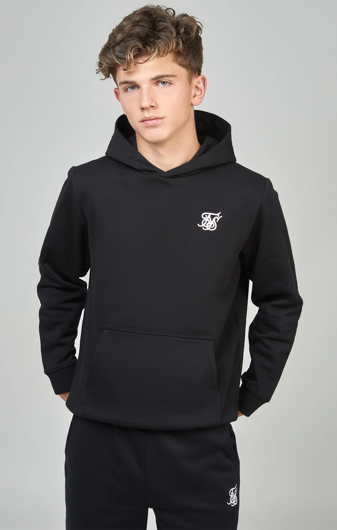 Boys Black Essentials Hoodie - Image 6