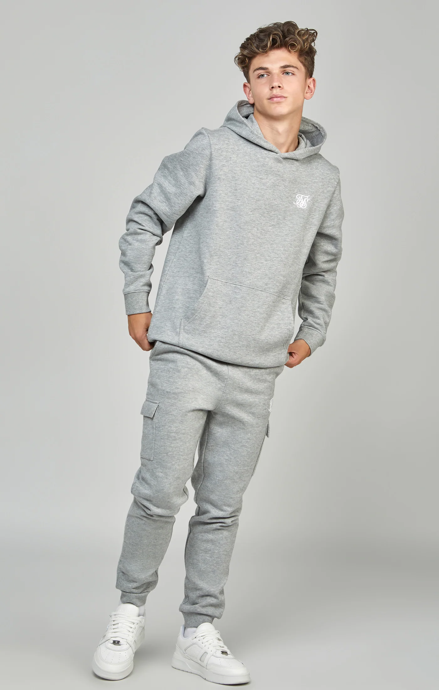 Boys Grey Essentials Hoodie - Image 3
