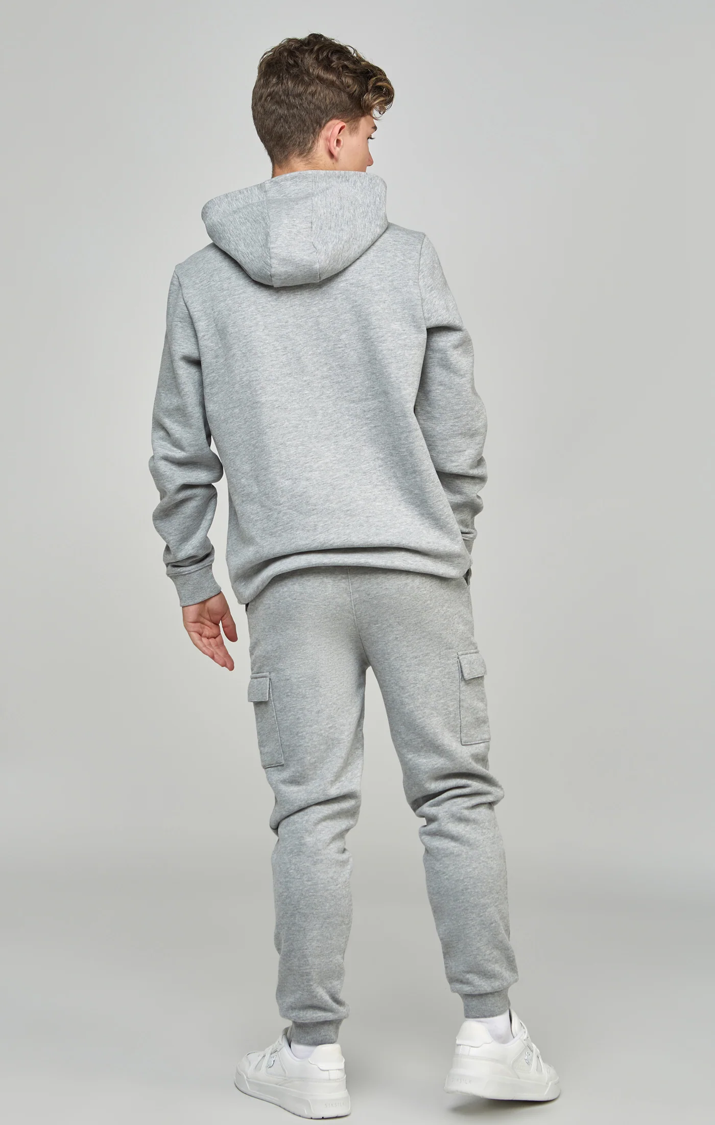 Boys Grey Essentials Hoodie - Image 5