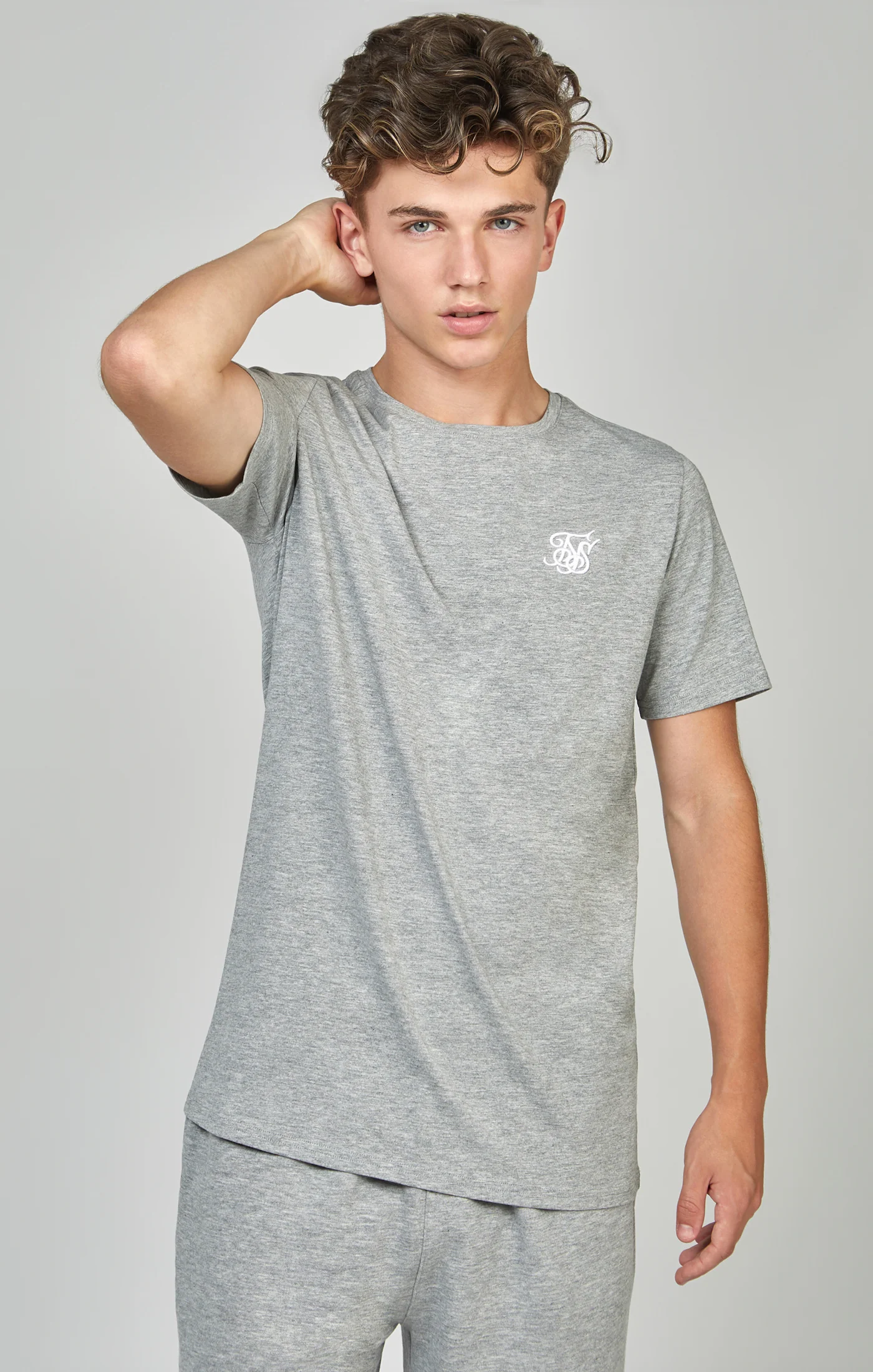 Boys Grey Essentials T-Shirt - Image 4