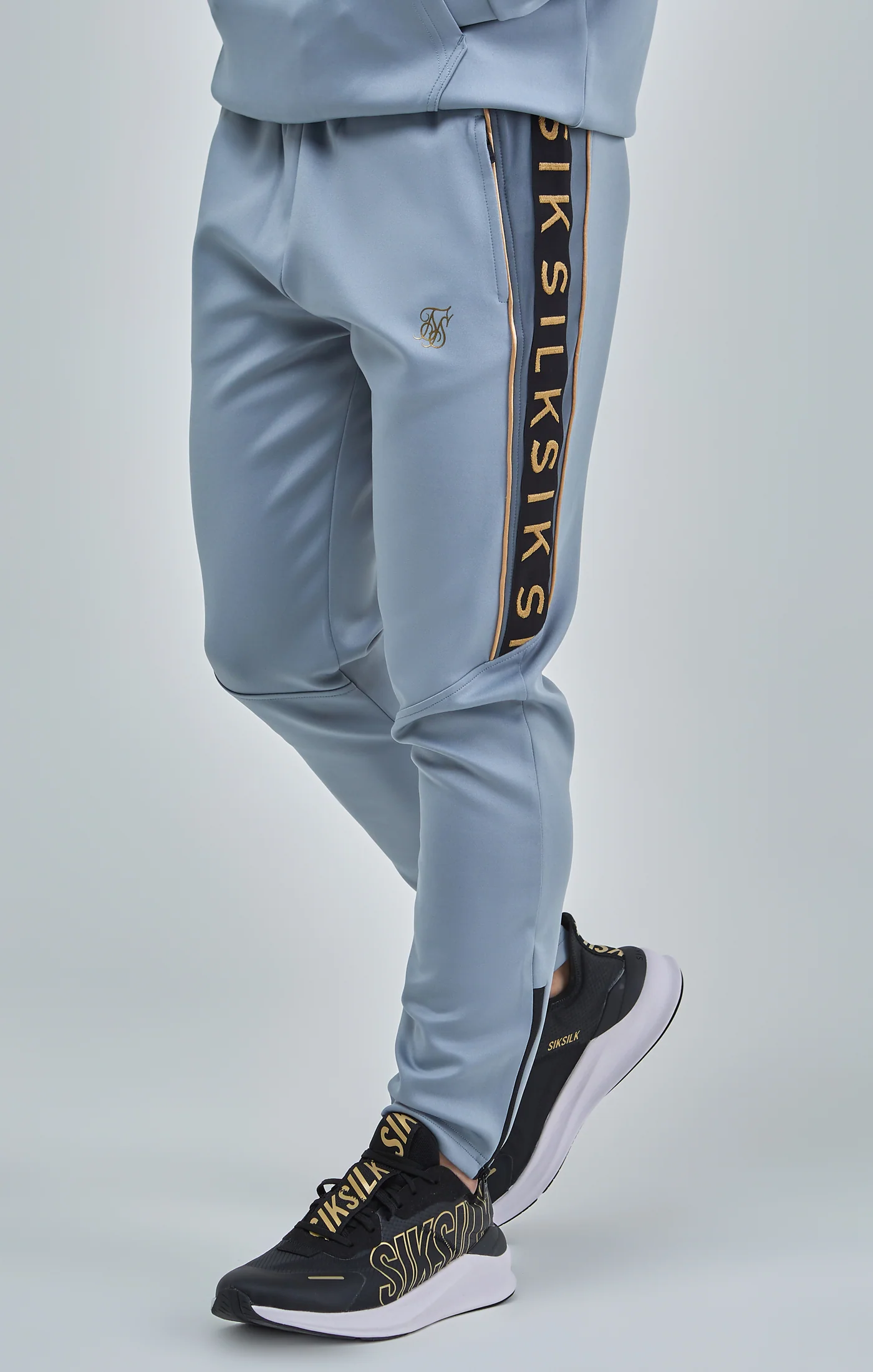 Boys Grey Taped Tracksuit - Image 3