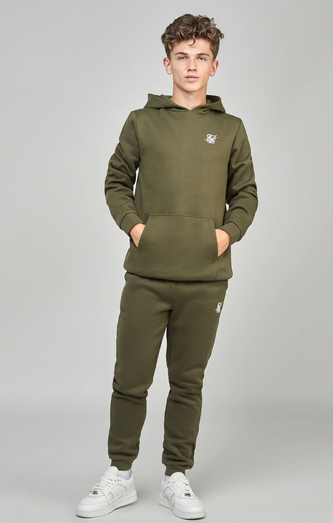 Boys Khaki Essentials Hoodie - Image 2