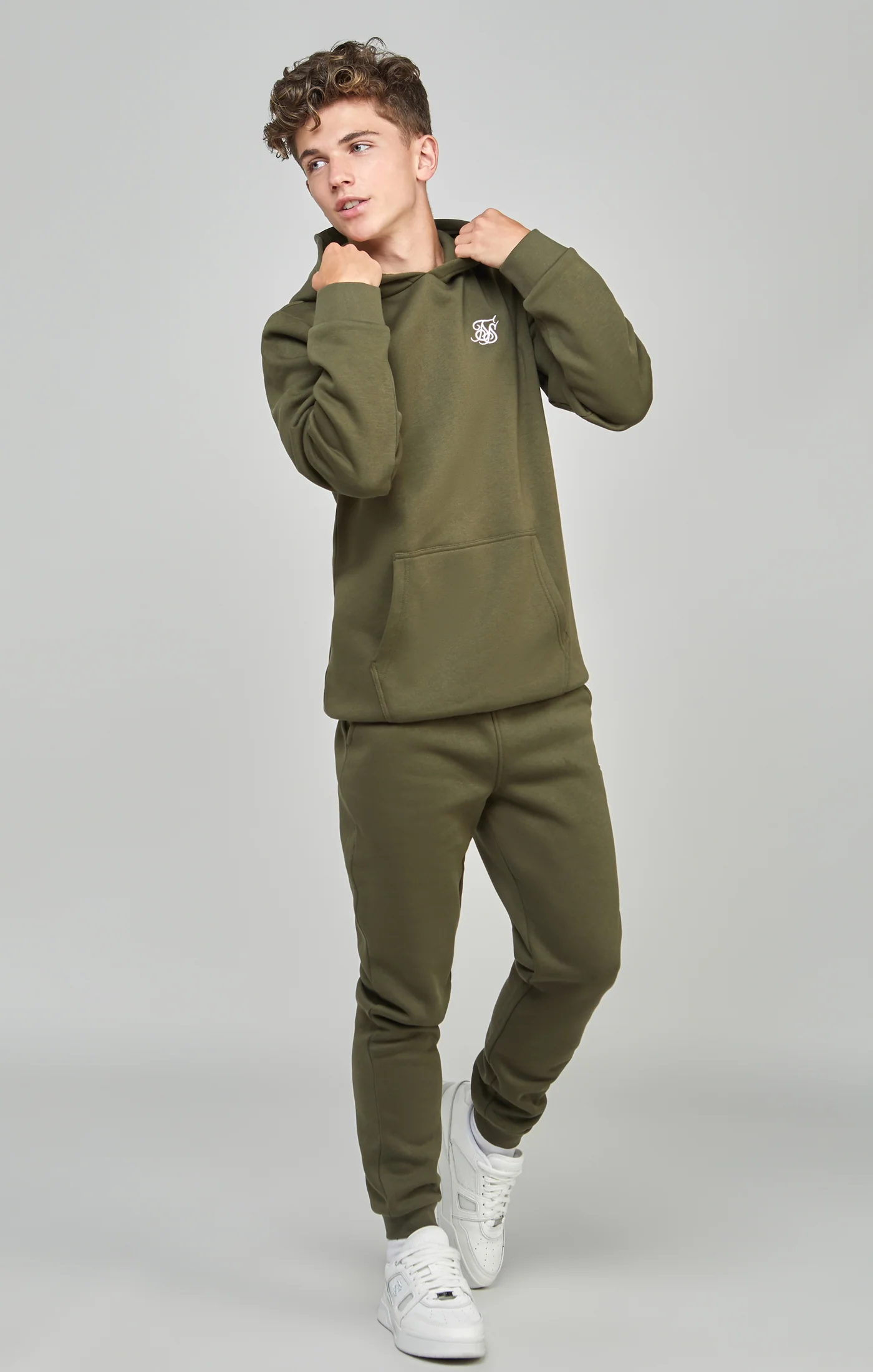 Boys Khaki Essentials Hoodie - Image 4
