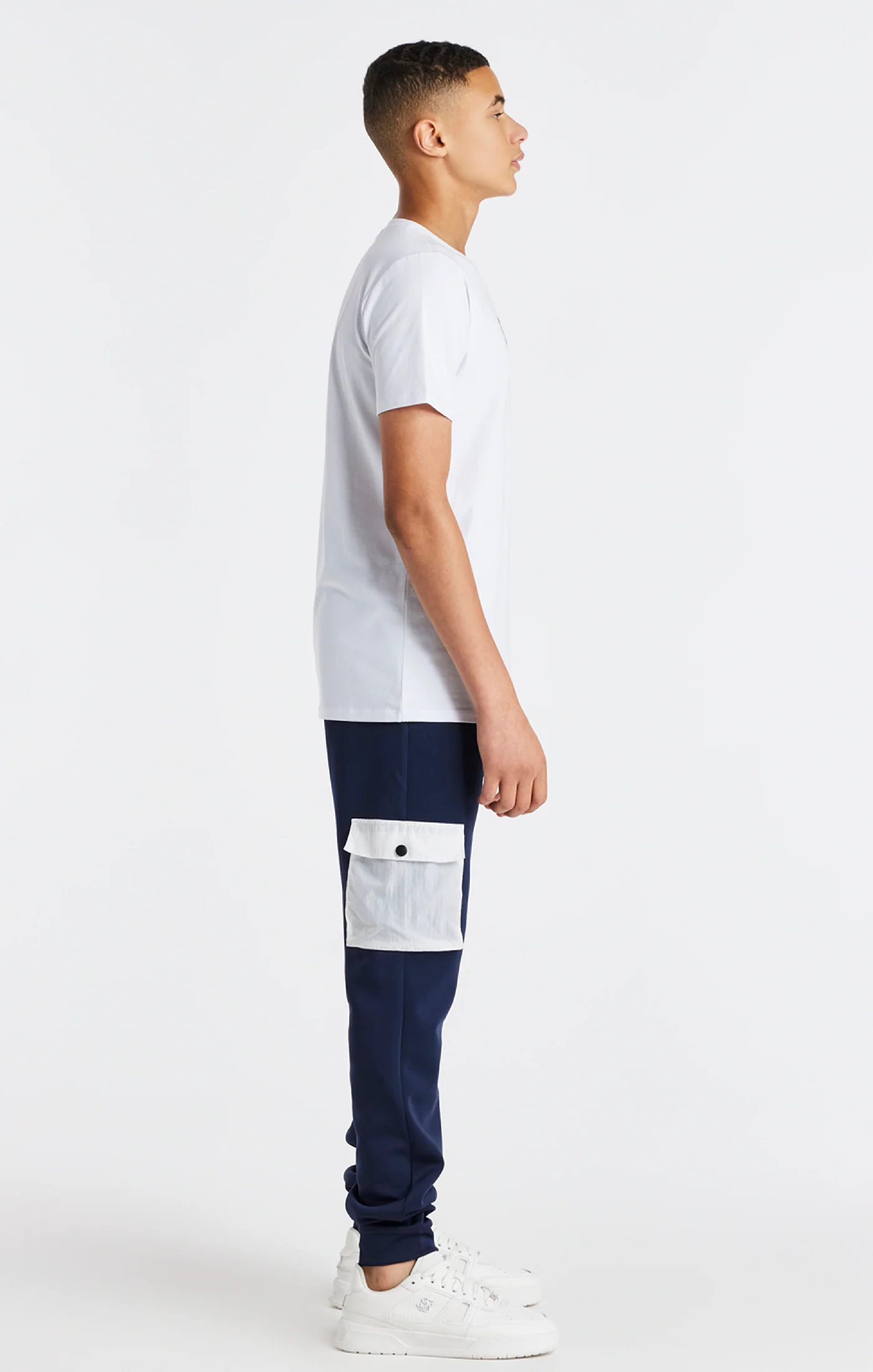 Boys Navy Pocket Cargo Pant - Image 3