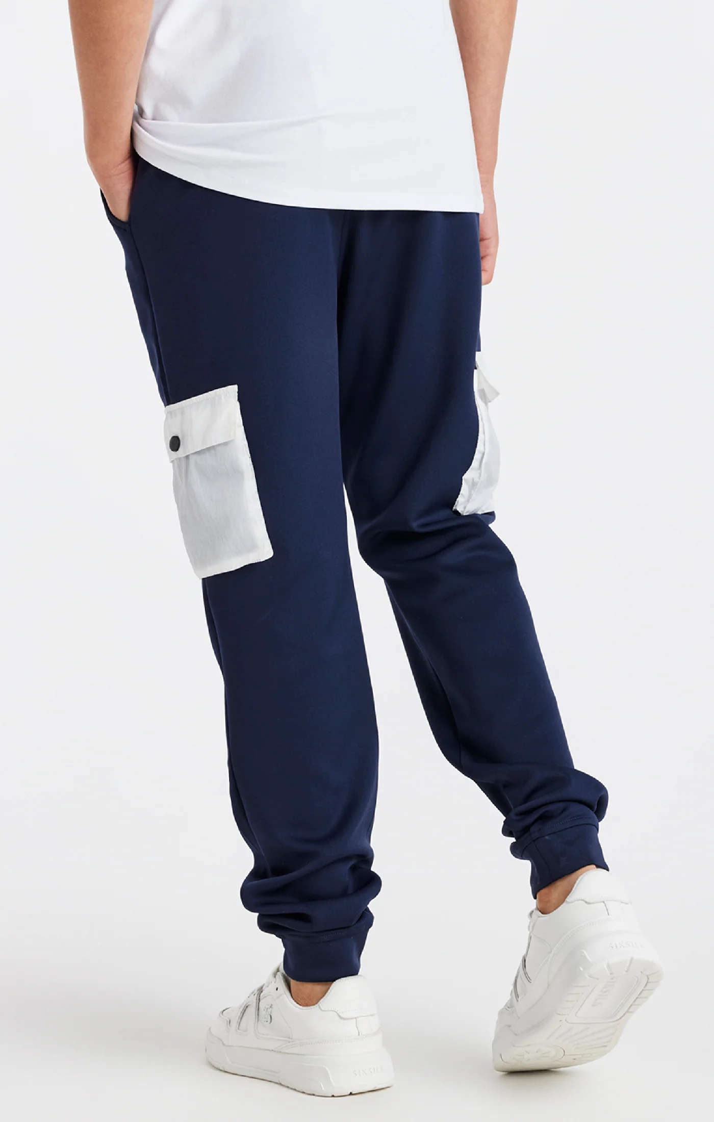 Boys Navy Pocket Cargo Pant - Image 4