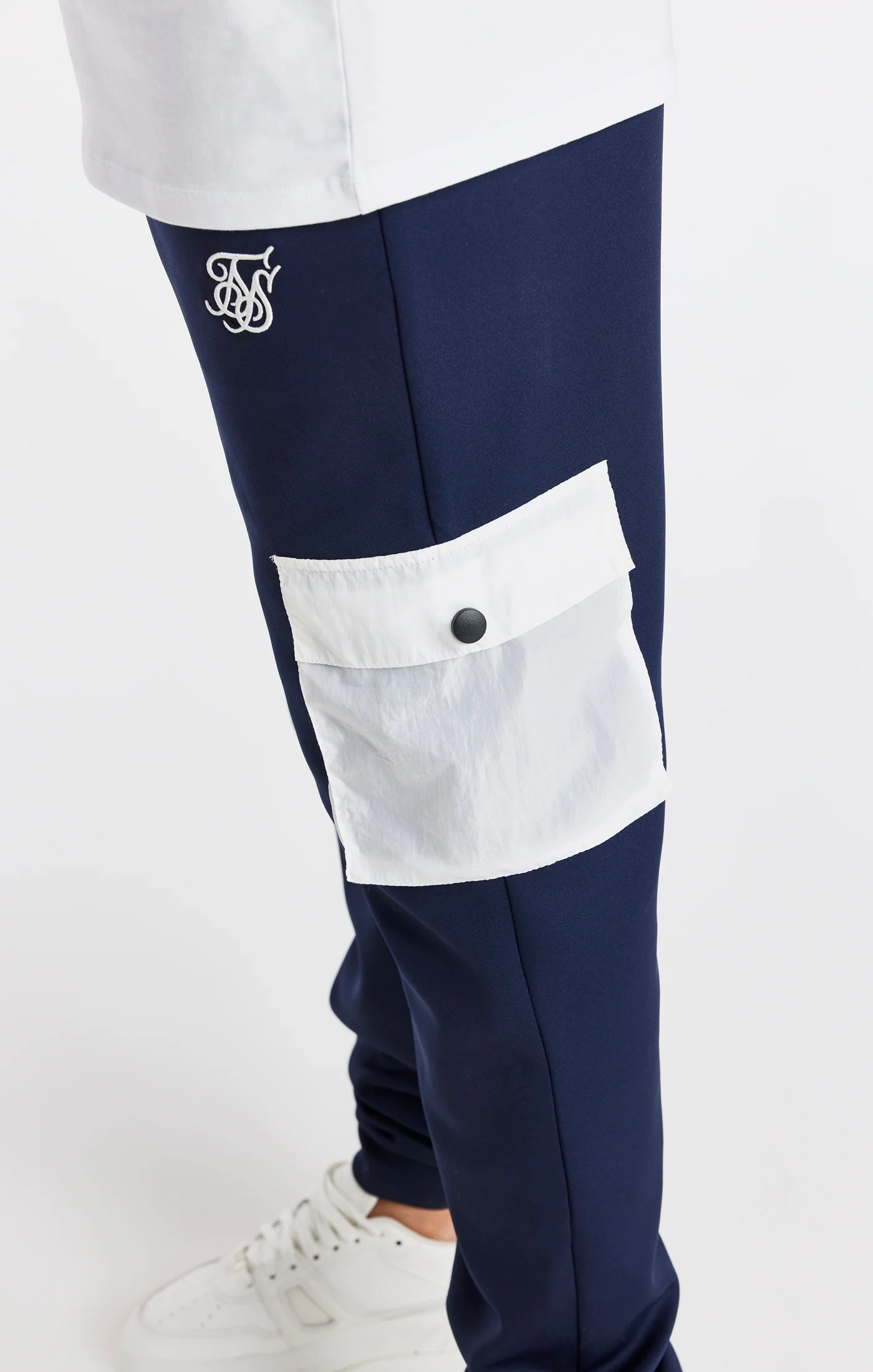 Boys Navy Pocket Cargo Pant - Image 7
