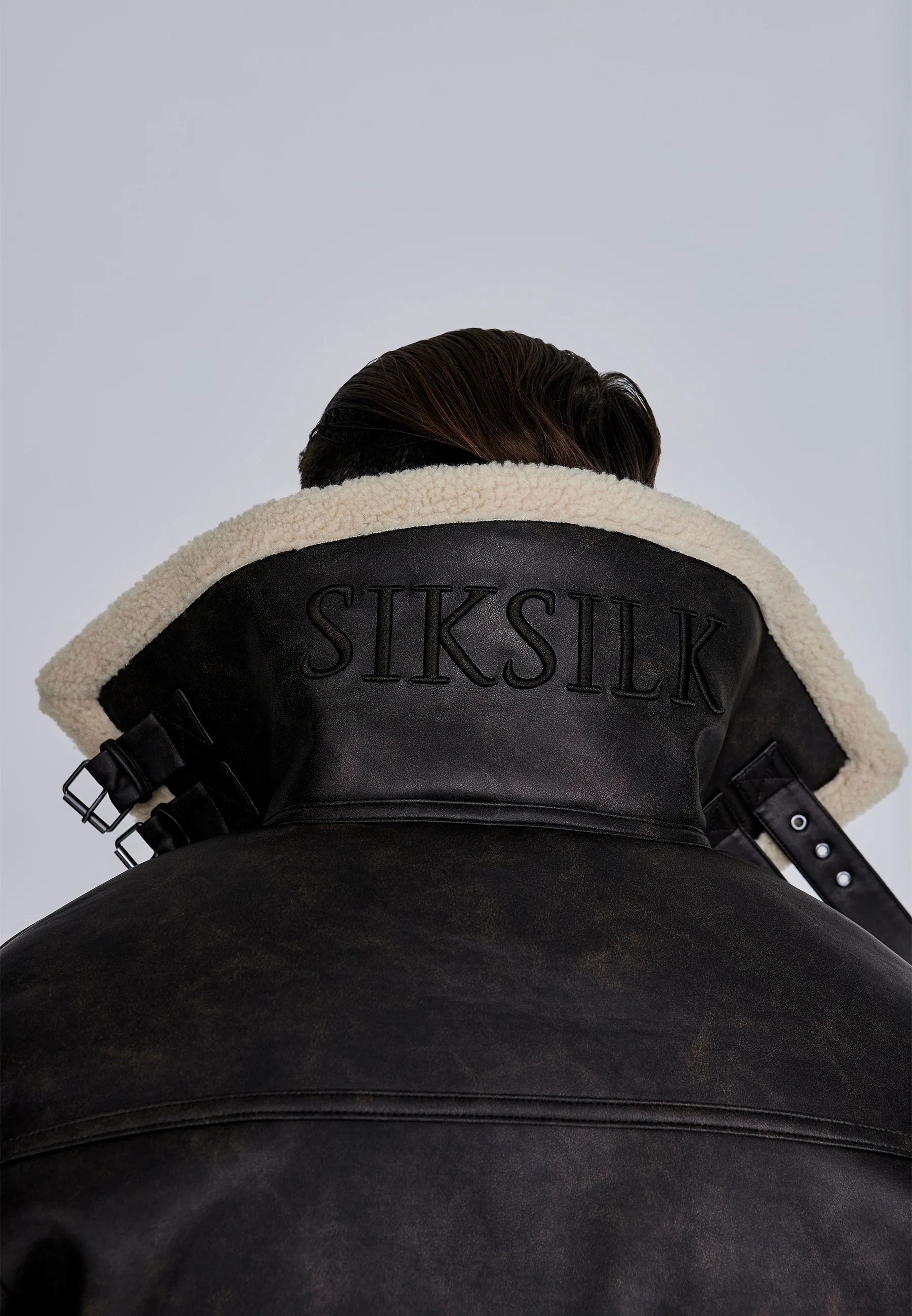 Brown Aviator Jacket - Image 3
