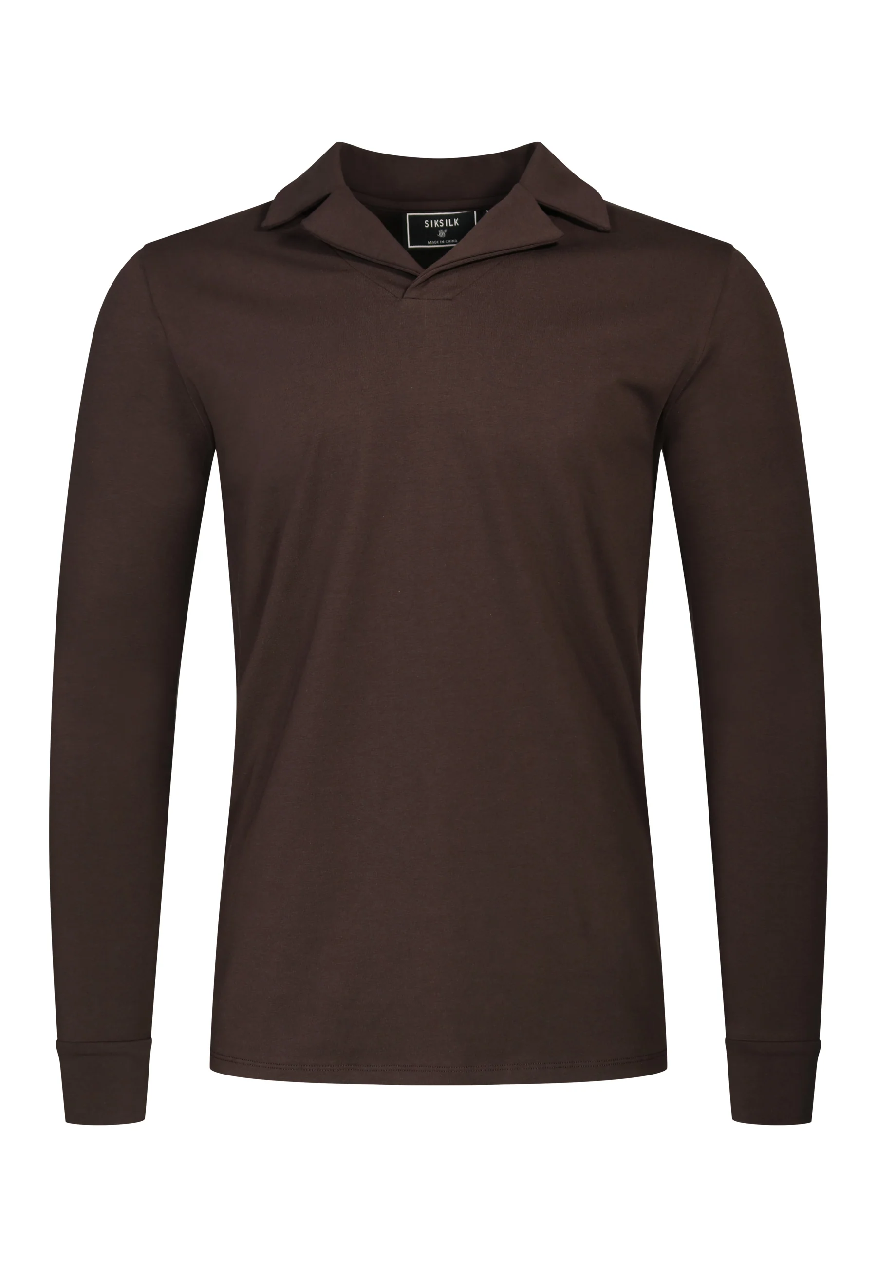 Brown LS Revere Polo - Image 6