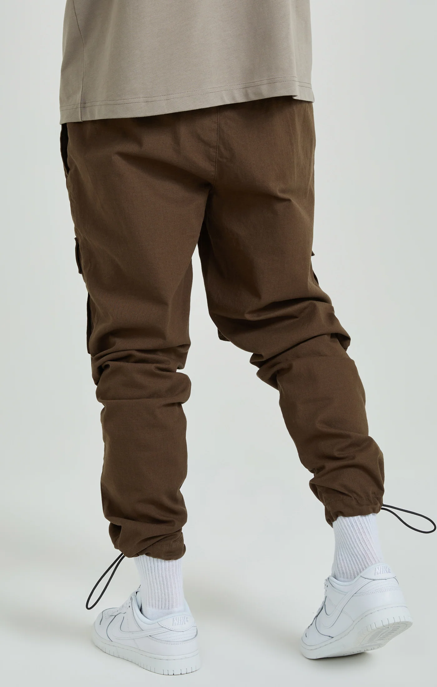 Brown Ripstop Cargo Pants - Image 4