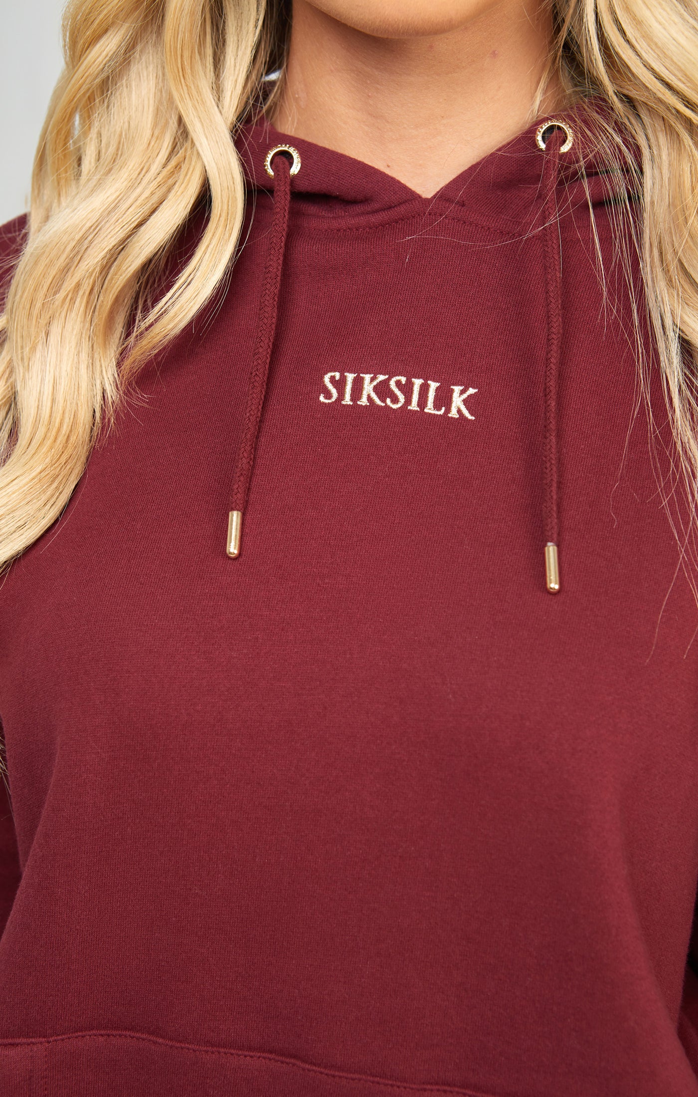 Burgundy Oversized Hoodie - Image 2