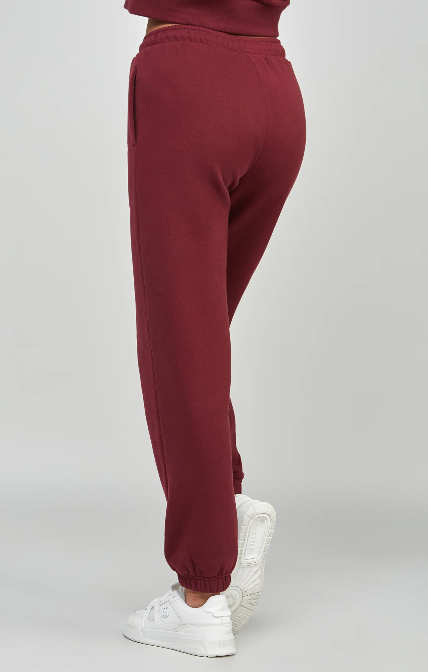 Burgundy Oversized Joggers - Image 4