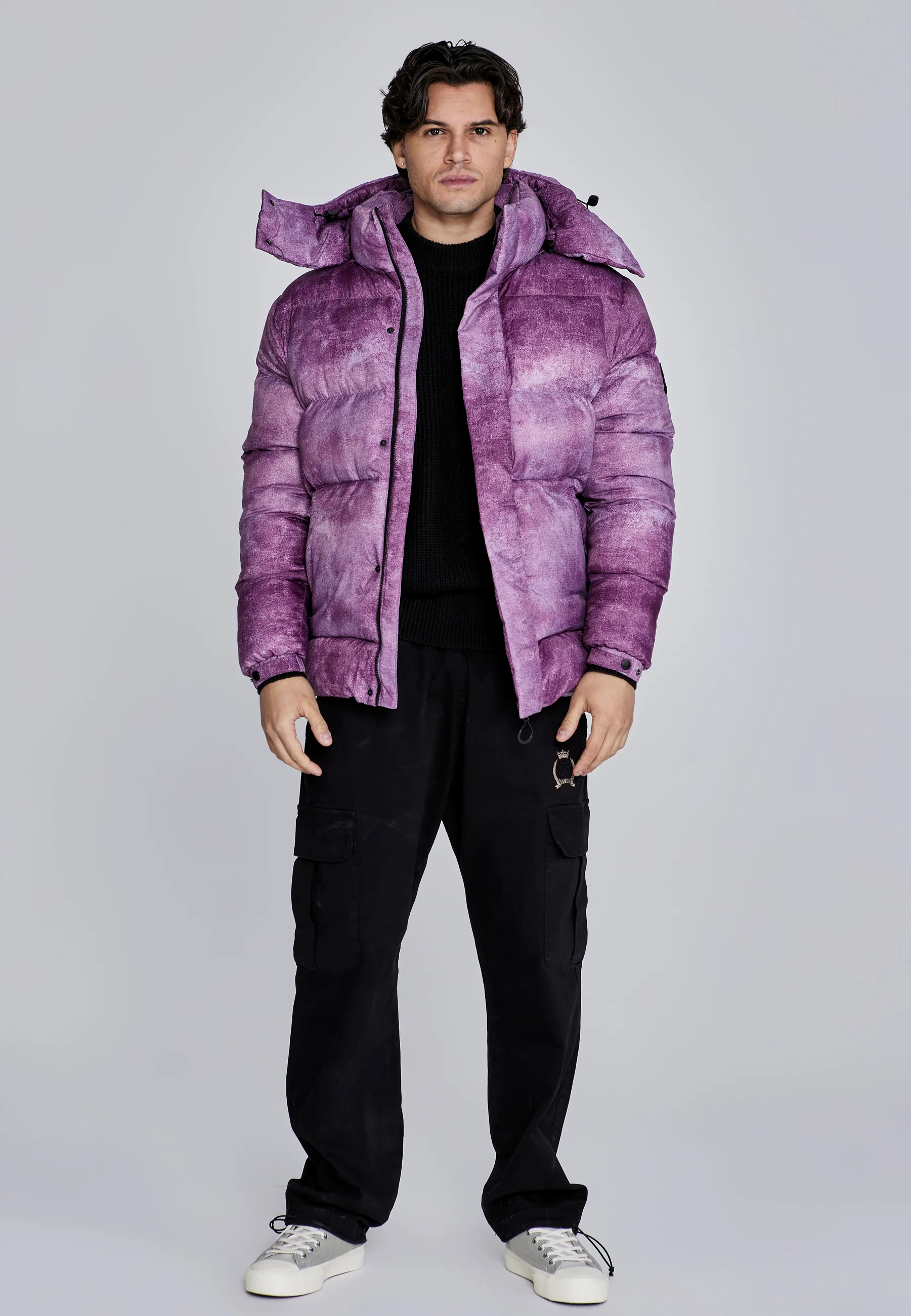 Burgundy Puffer Jacket - Image 5