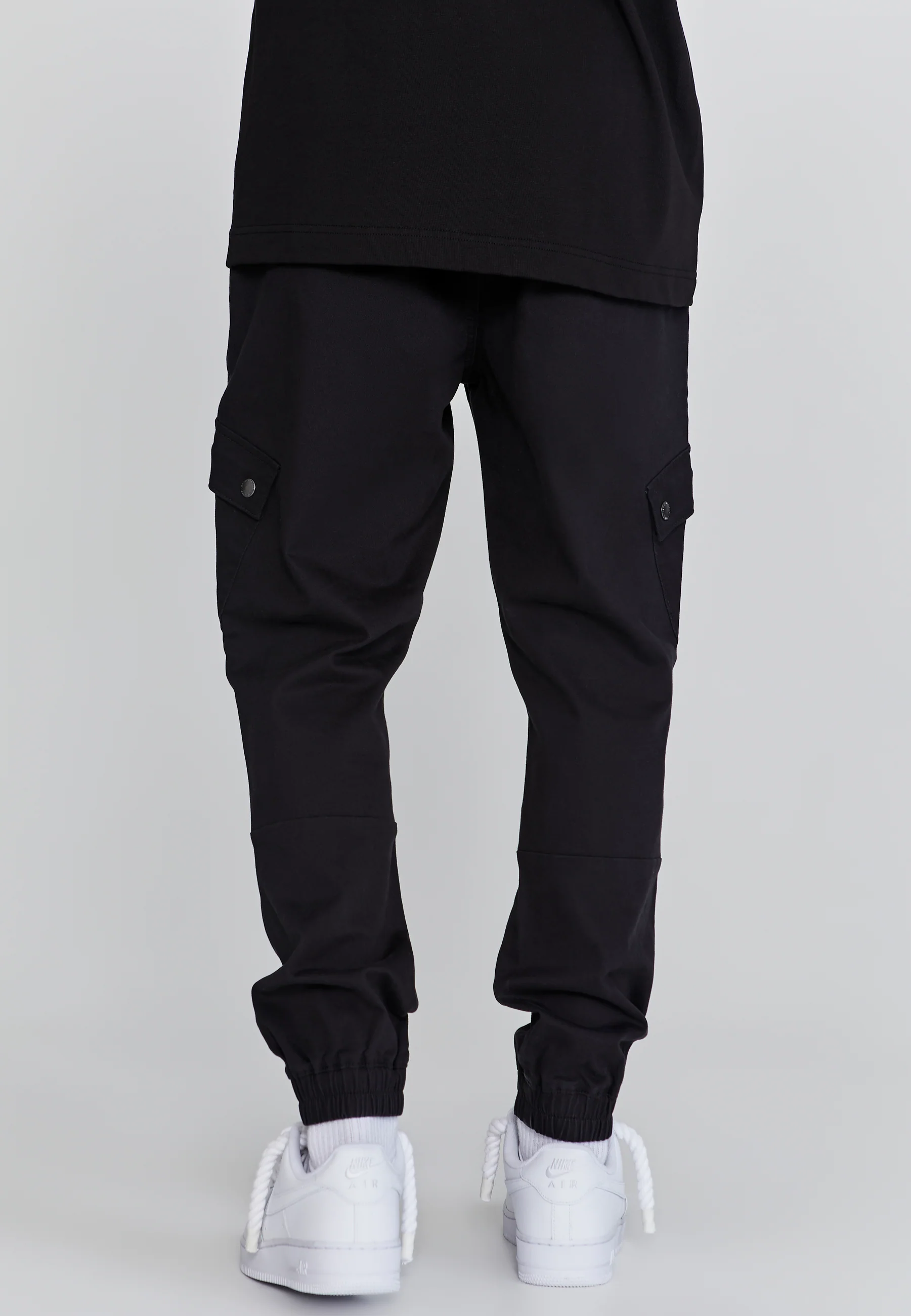 Black Cargo Pants - Image 3