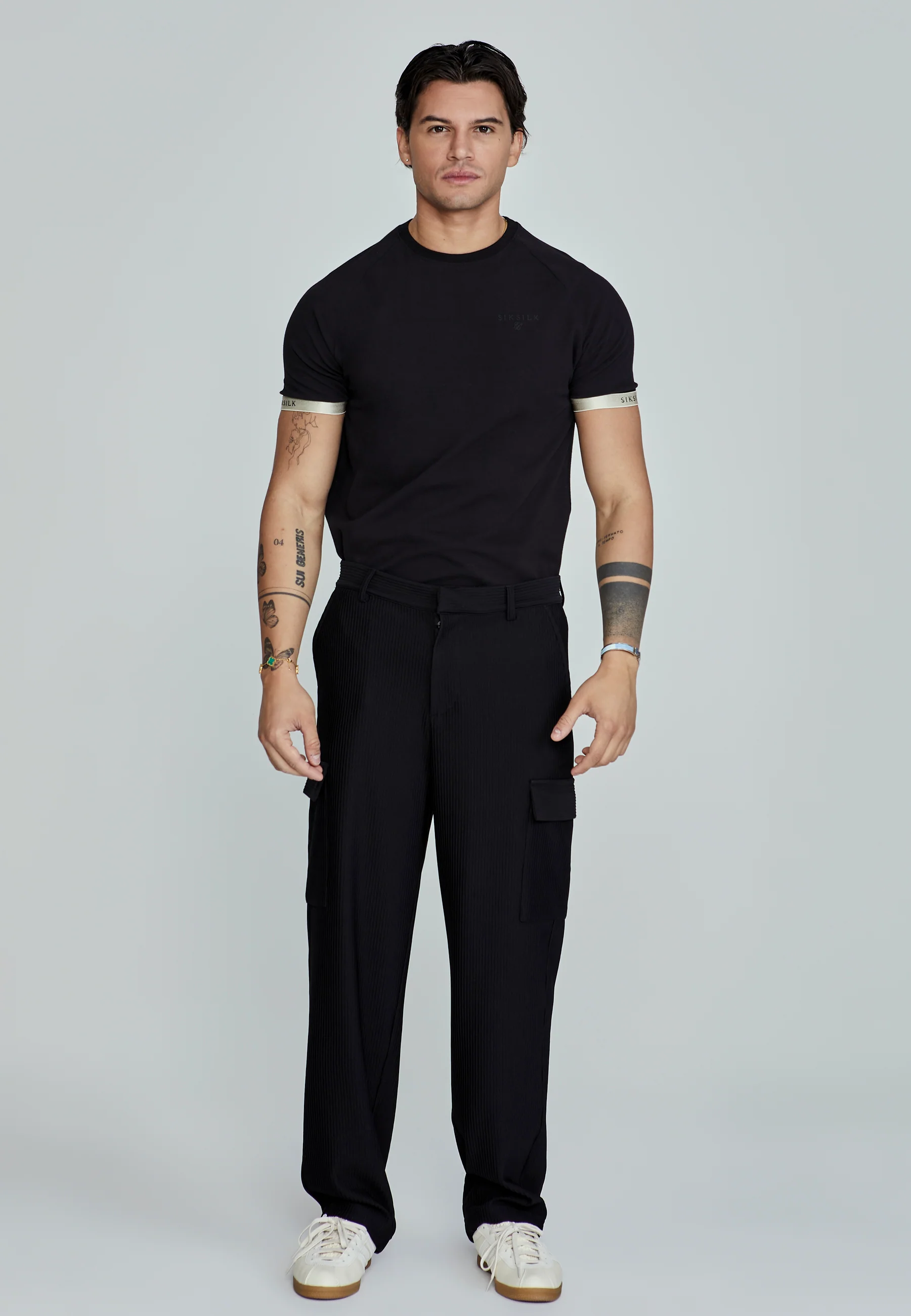 Black Cargo Pants - Image 2