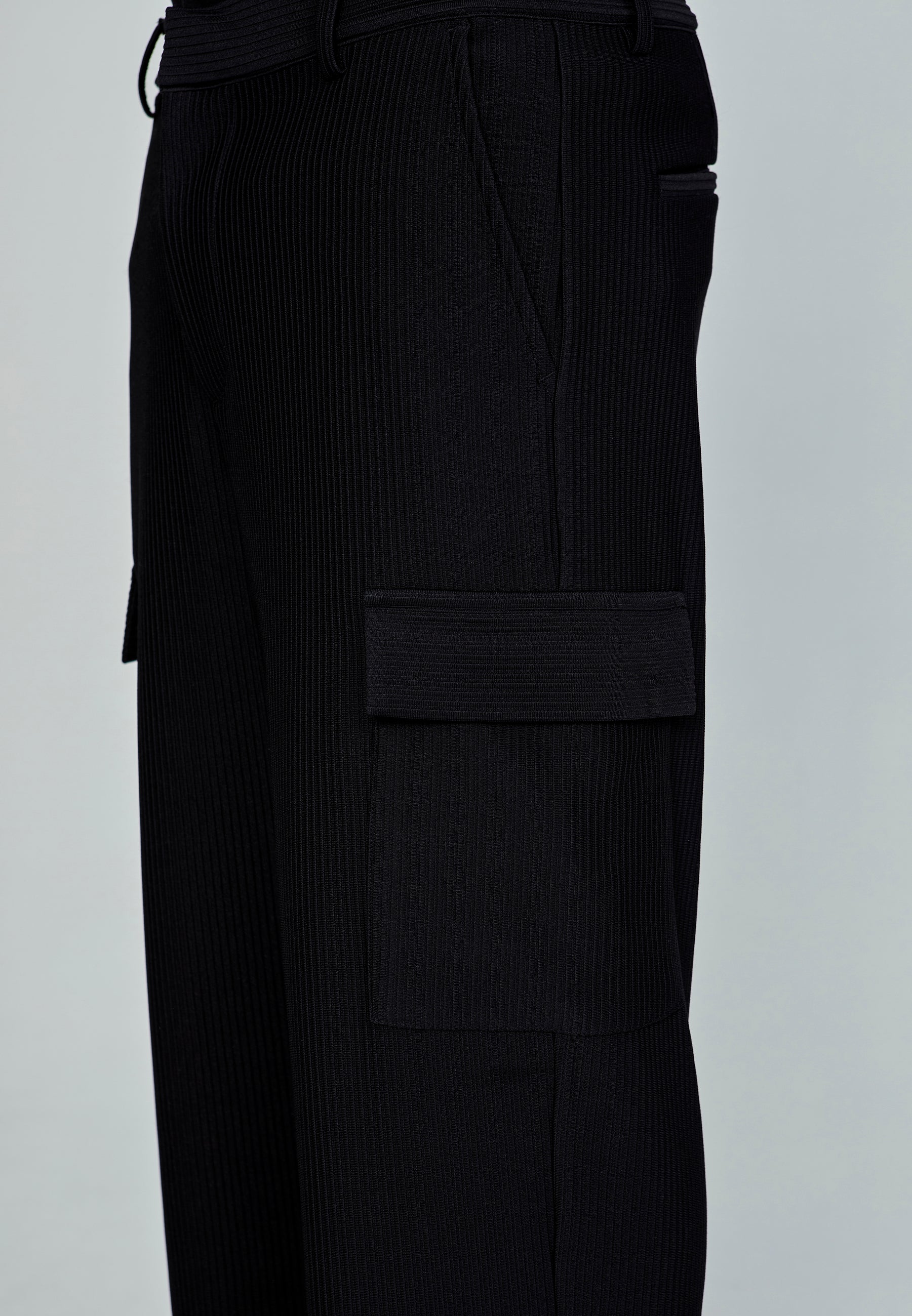 Black Cargo Pants - Image 3