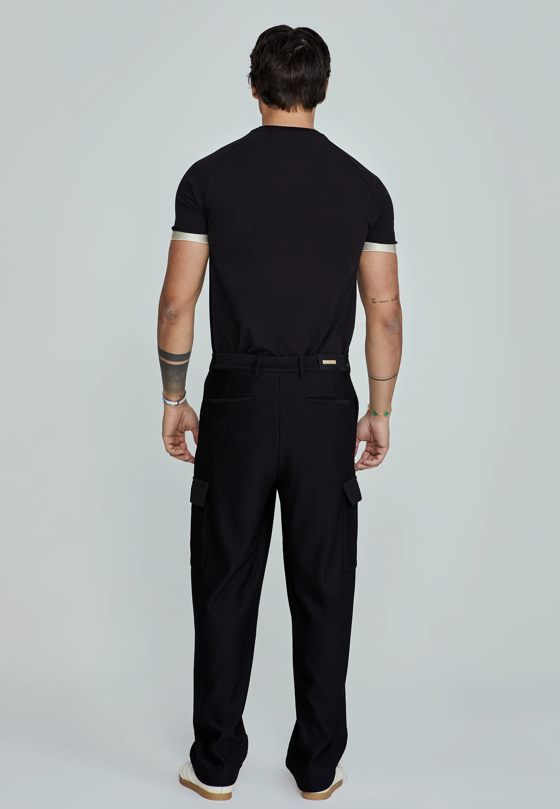 Black Cargo Pants - Image 5