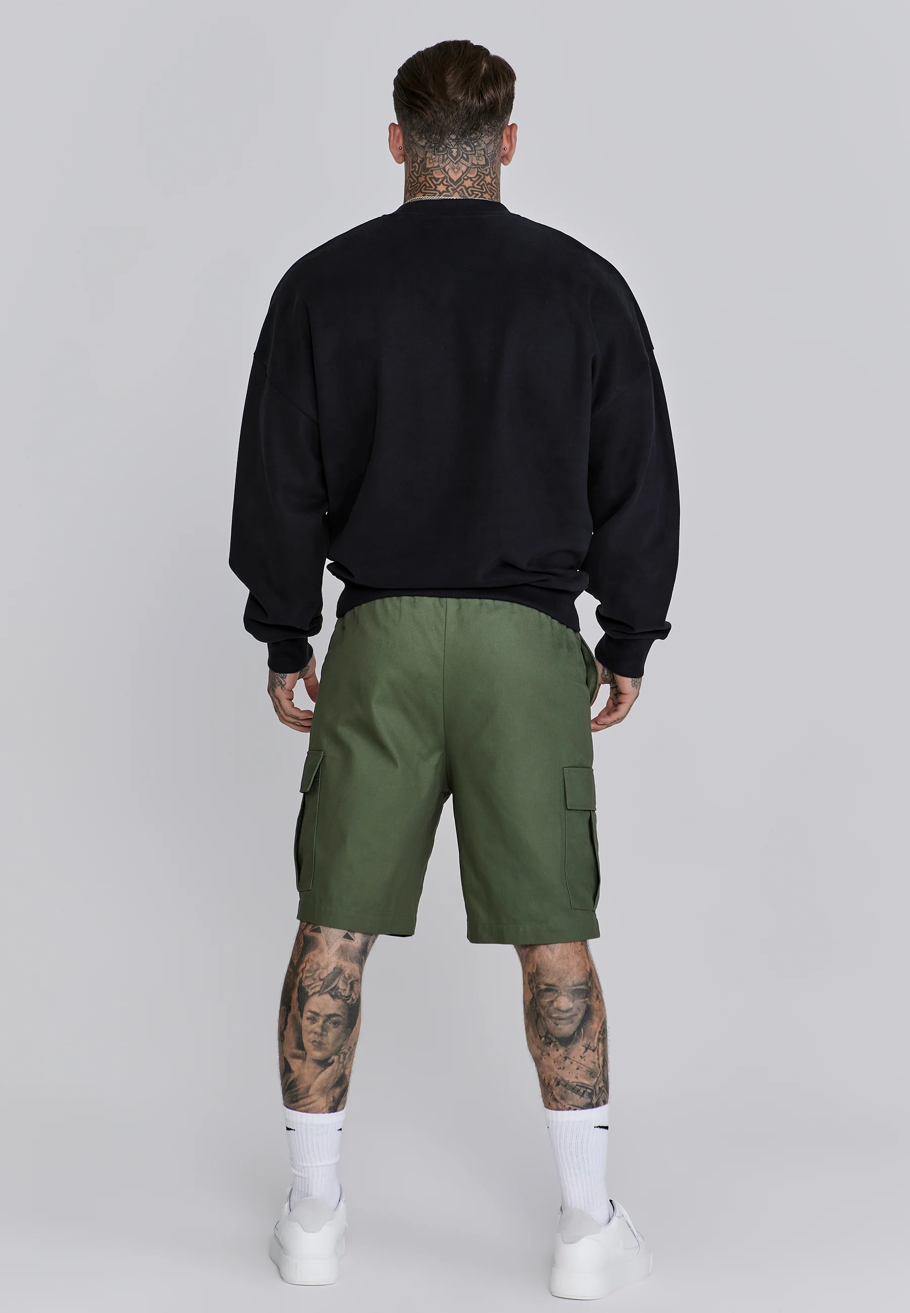 Green Cargo Shorts - Image 5