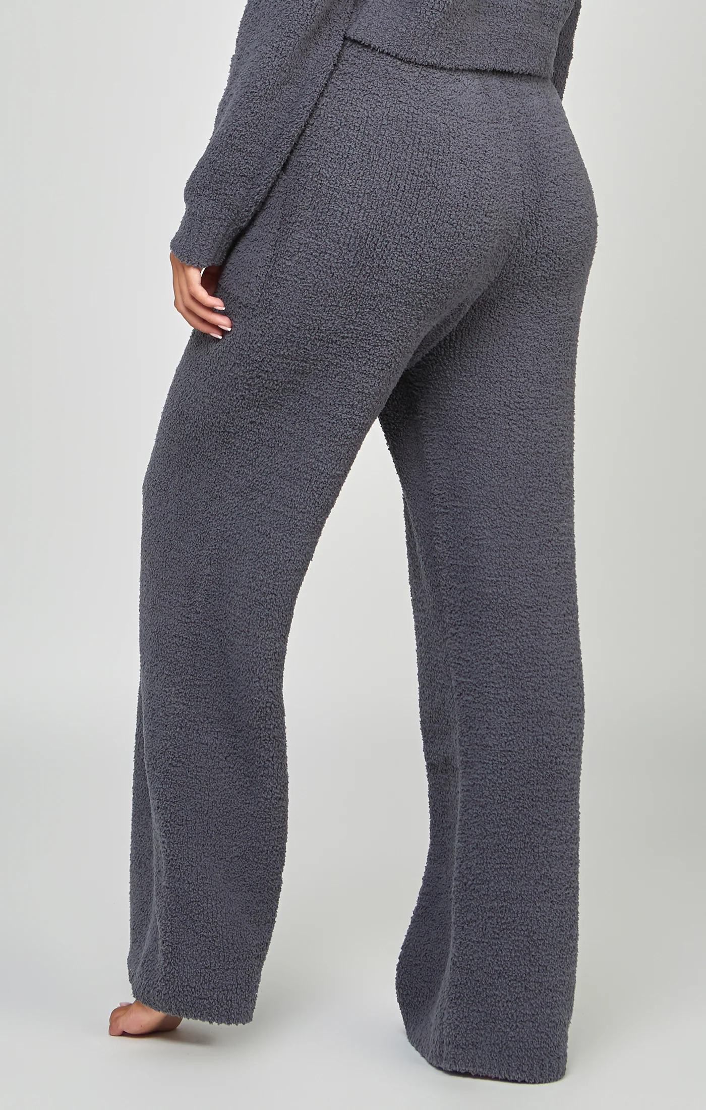 Charcoal Wide Leg Lounge Pant - Image 4
