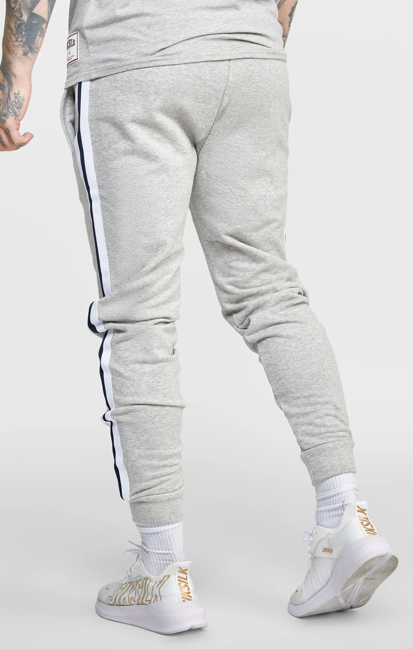 Grey Marl Collegiate Jogger - Image 4
