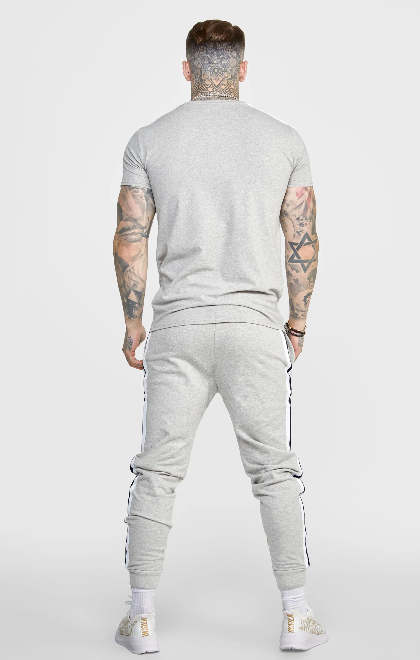Grey Collegiate Muscle Fit T-Shirt - Image 5
