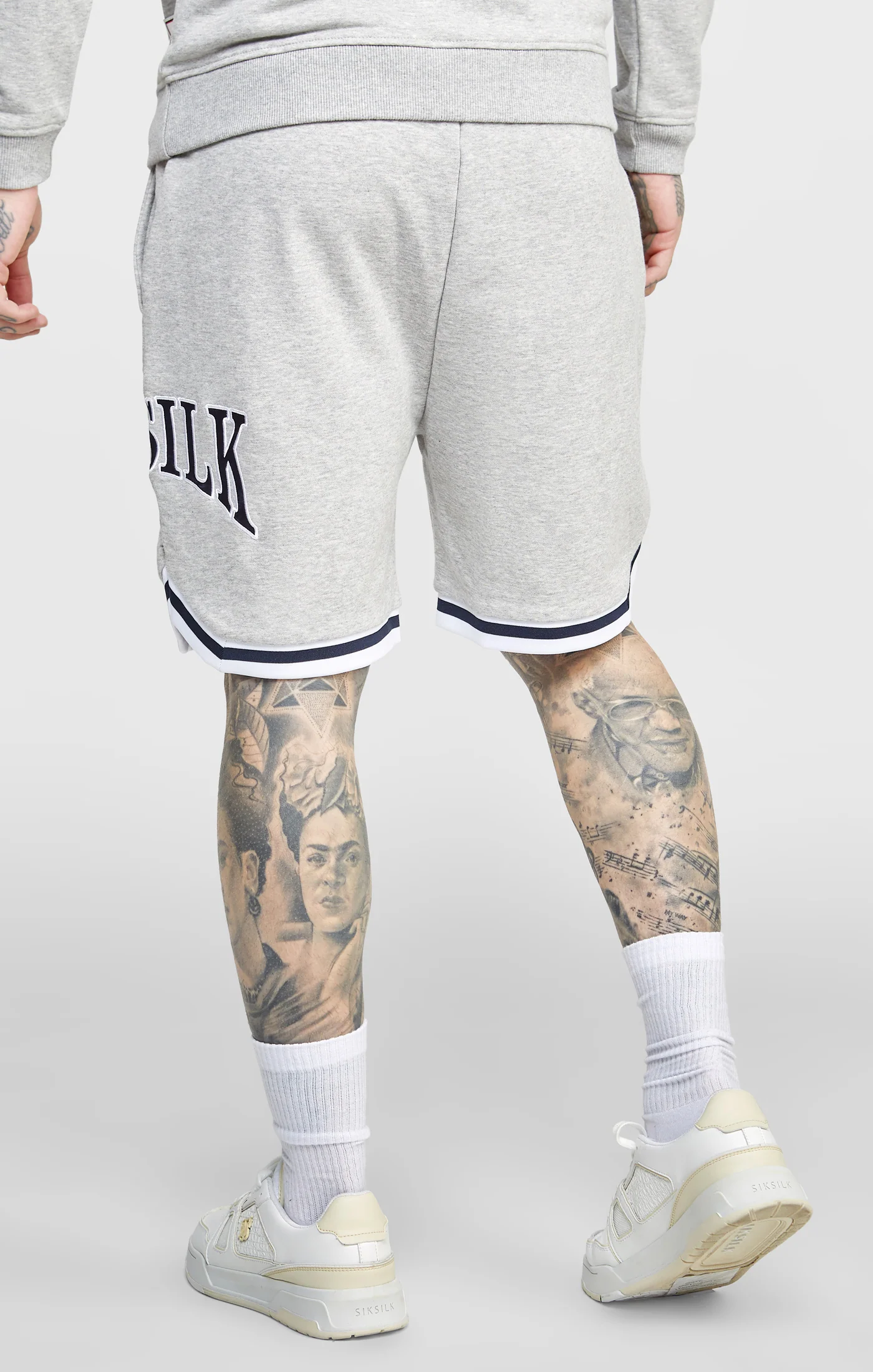 Grey Marl Collegiate Sweatshirt - Image 4