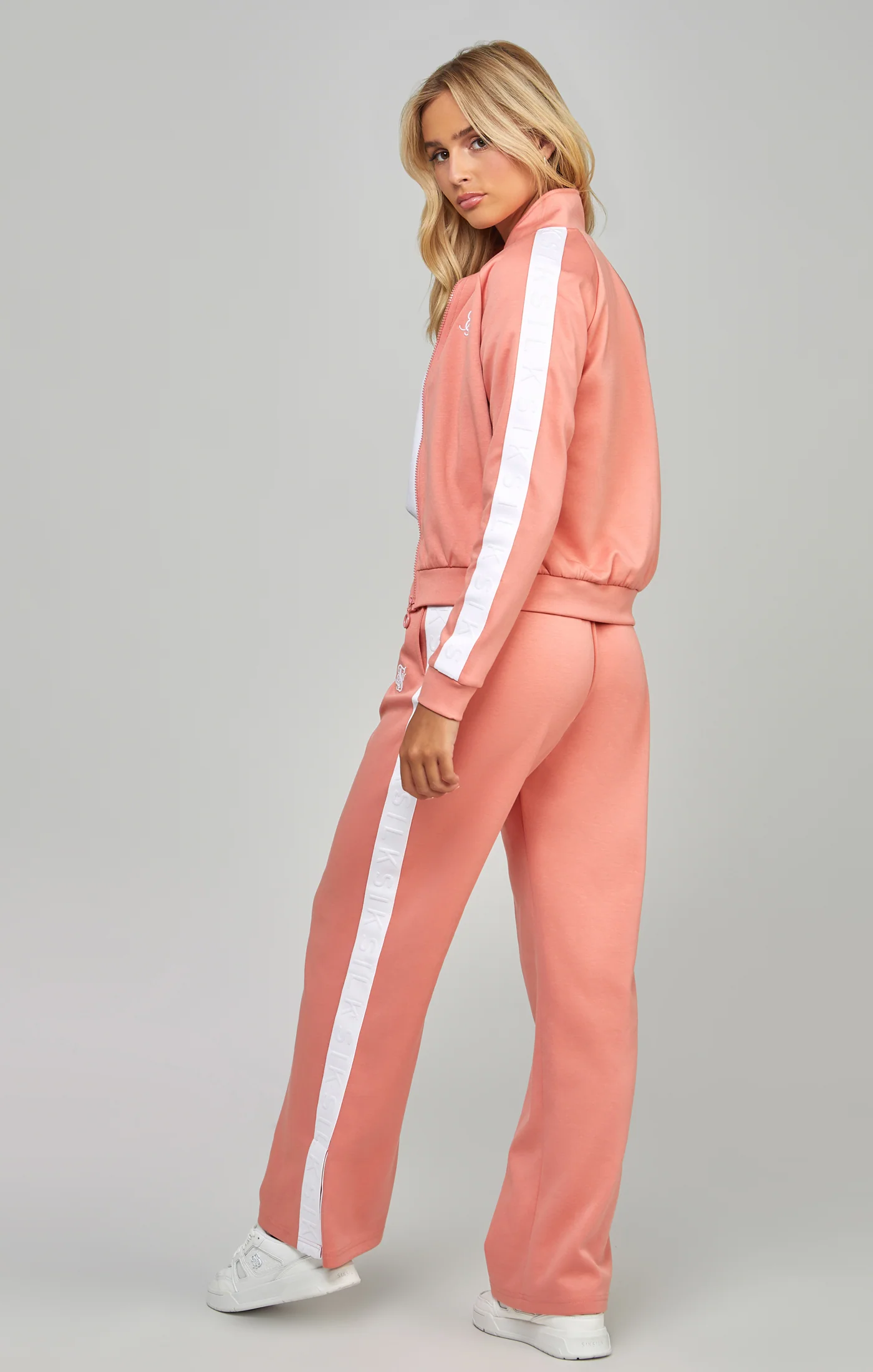 Coral Taped Track Top - Image 5