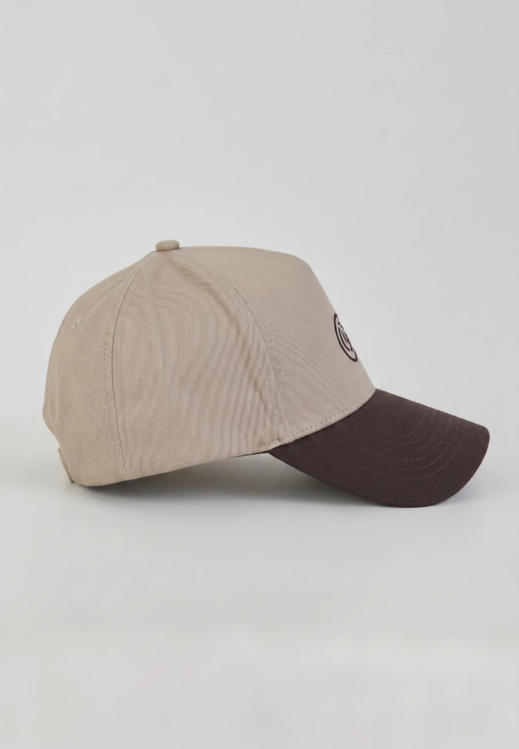 Beige and Brown Core Cotton Cap - Image 4