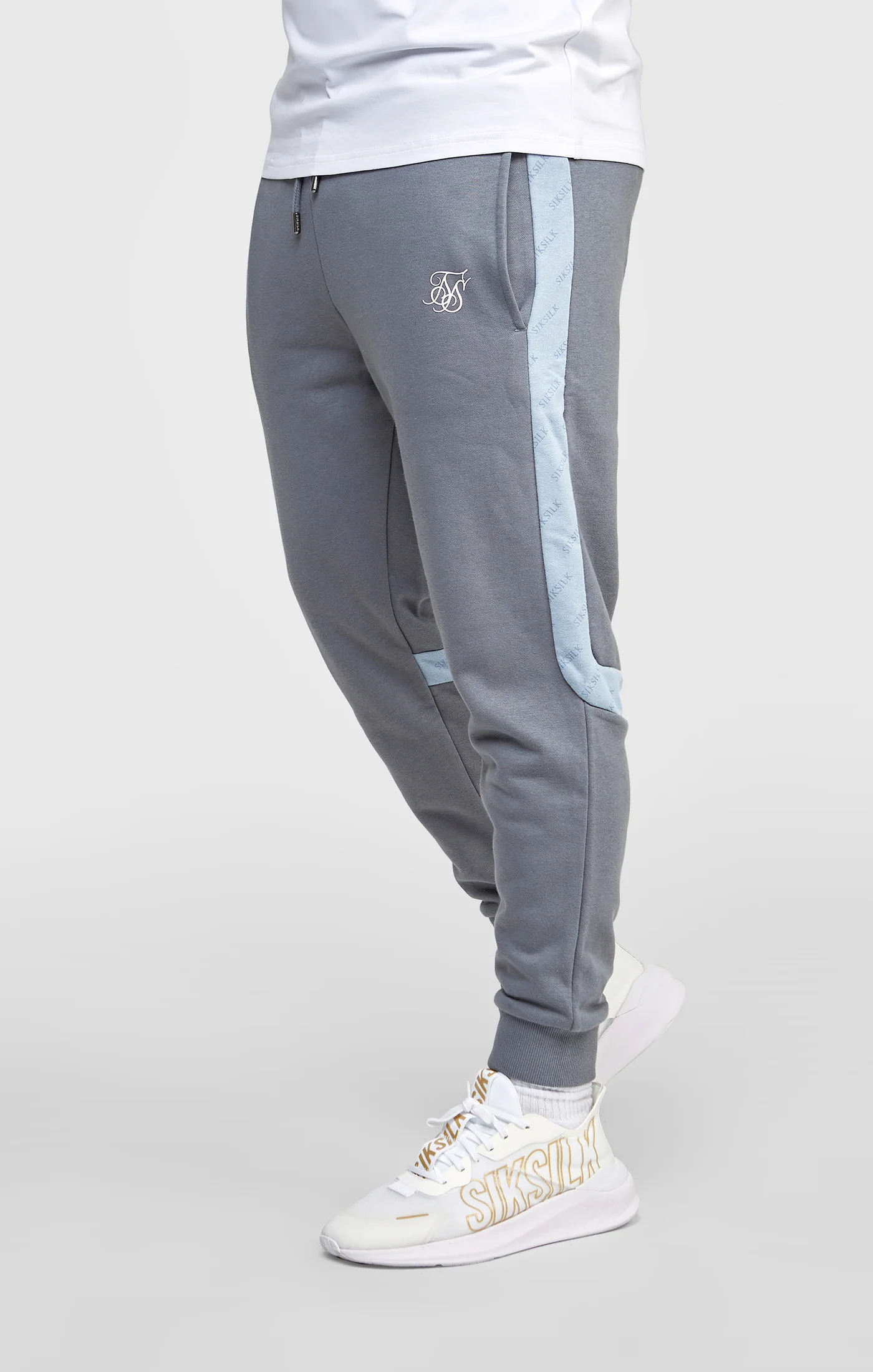 Grey Cut And Sew Jogger