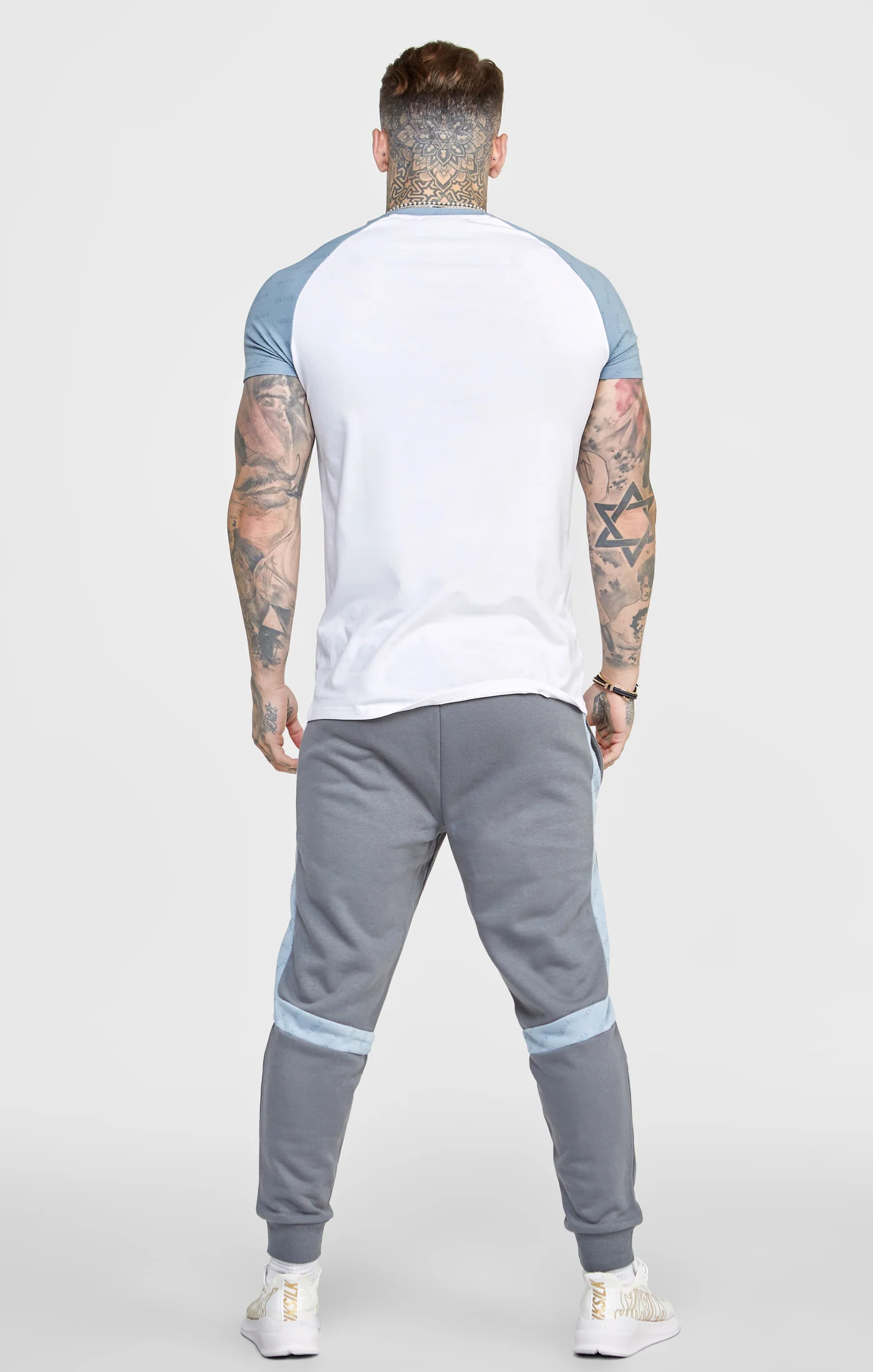 Grey Cut And Sew Jogger - Image 5