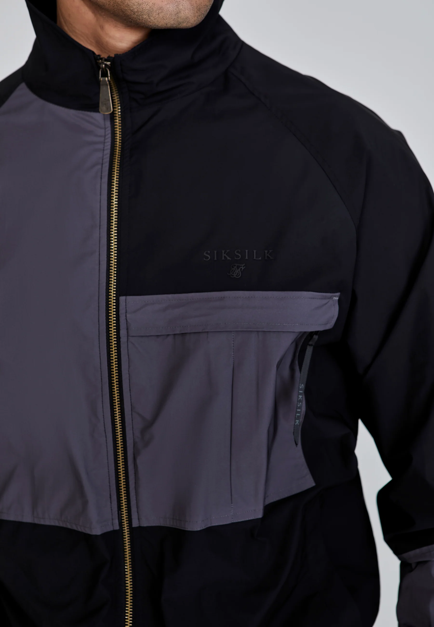 Black Cut And Sew Jacket - Image 3