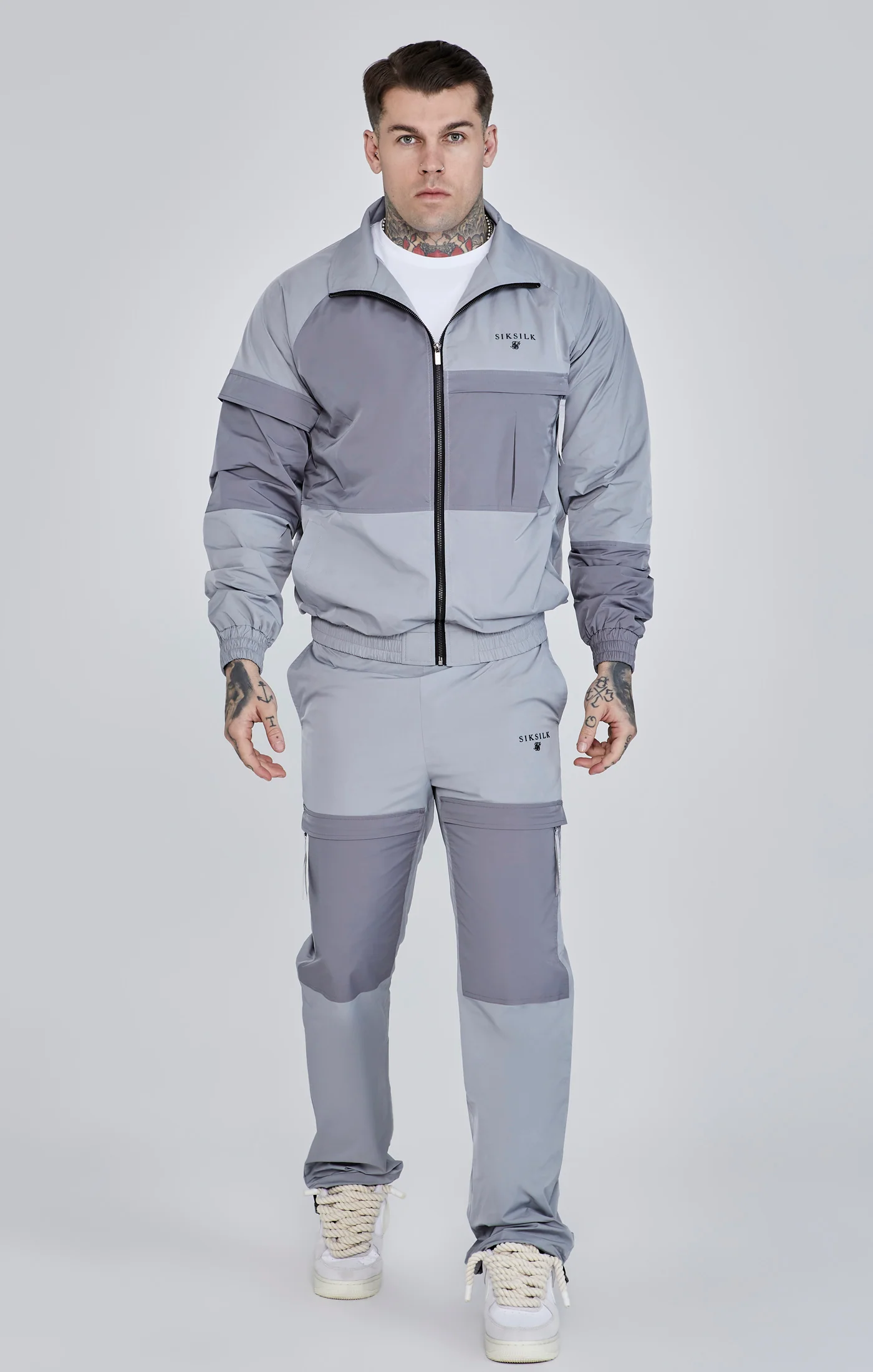 Grey Cut And Sew Jacket - Image 2