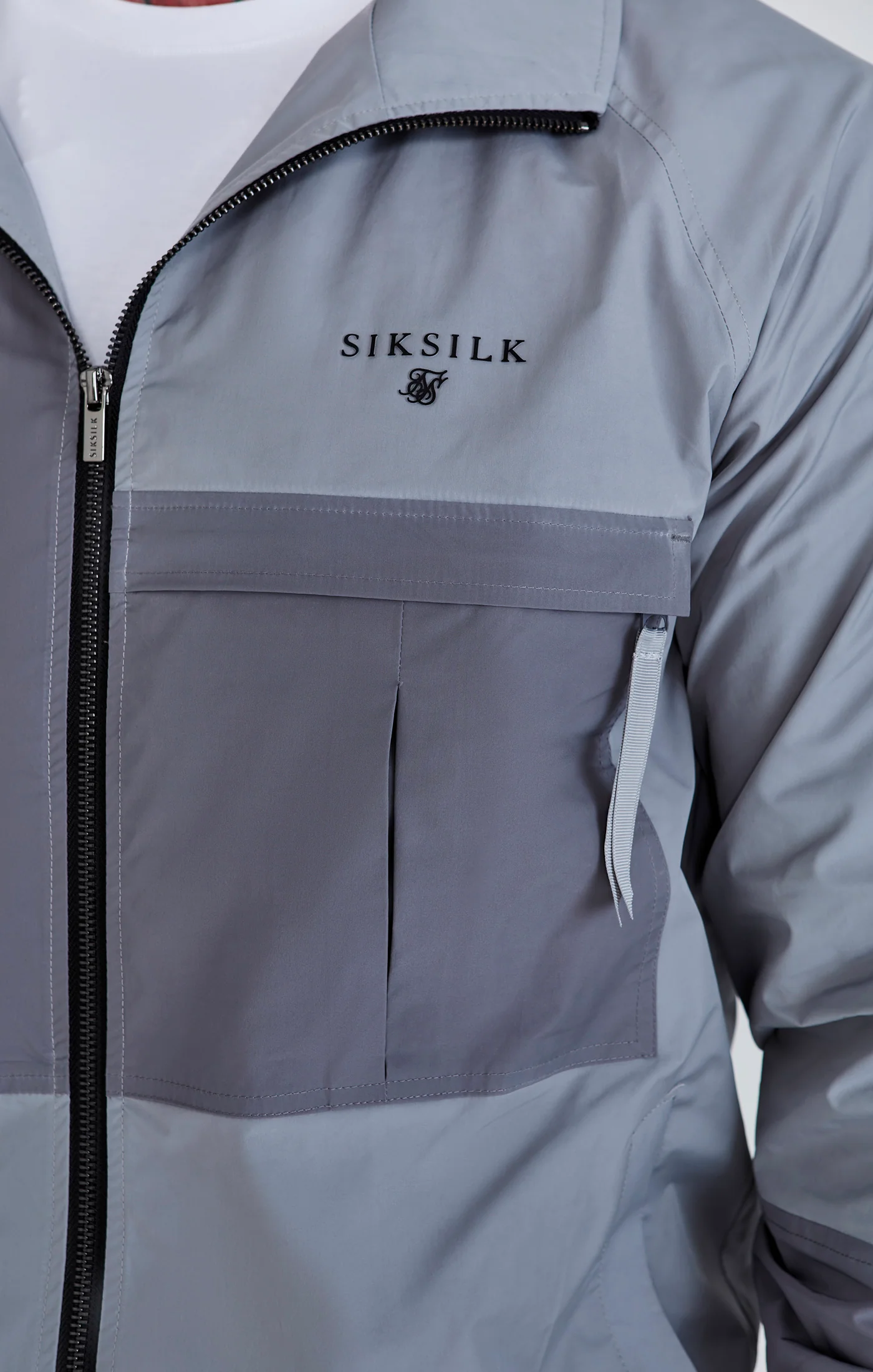 Grey Cut And Sew Jacket - Image 3