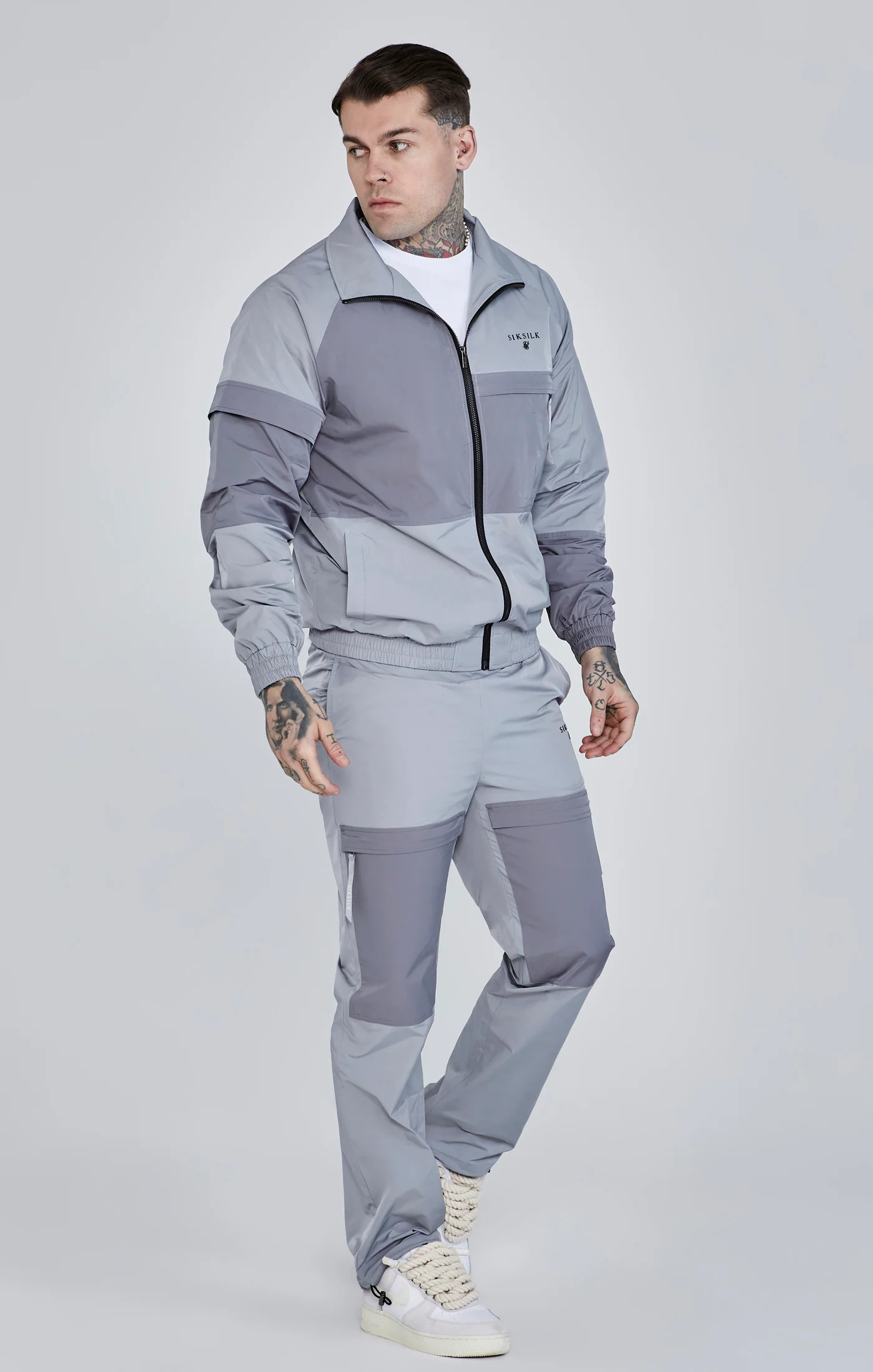 Grey Cut And Sew Jacket - Image 4