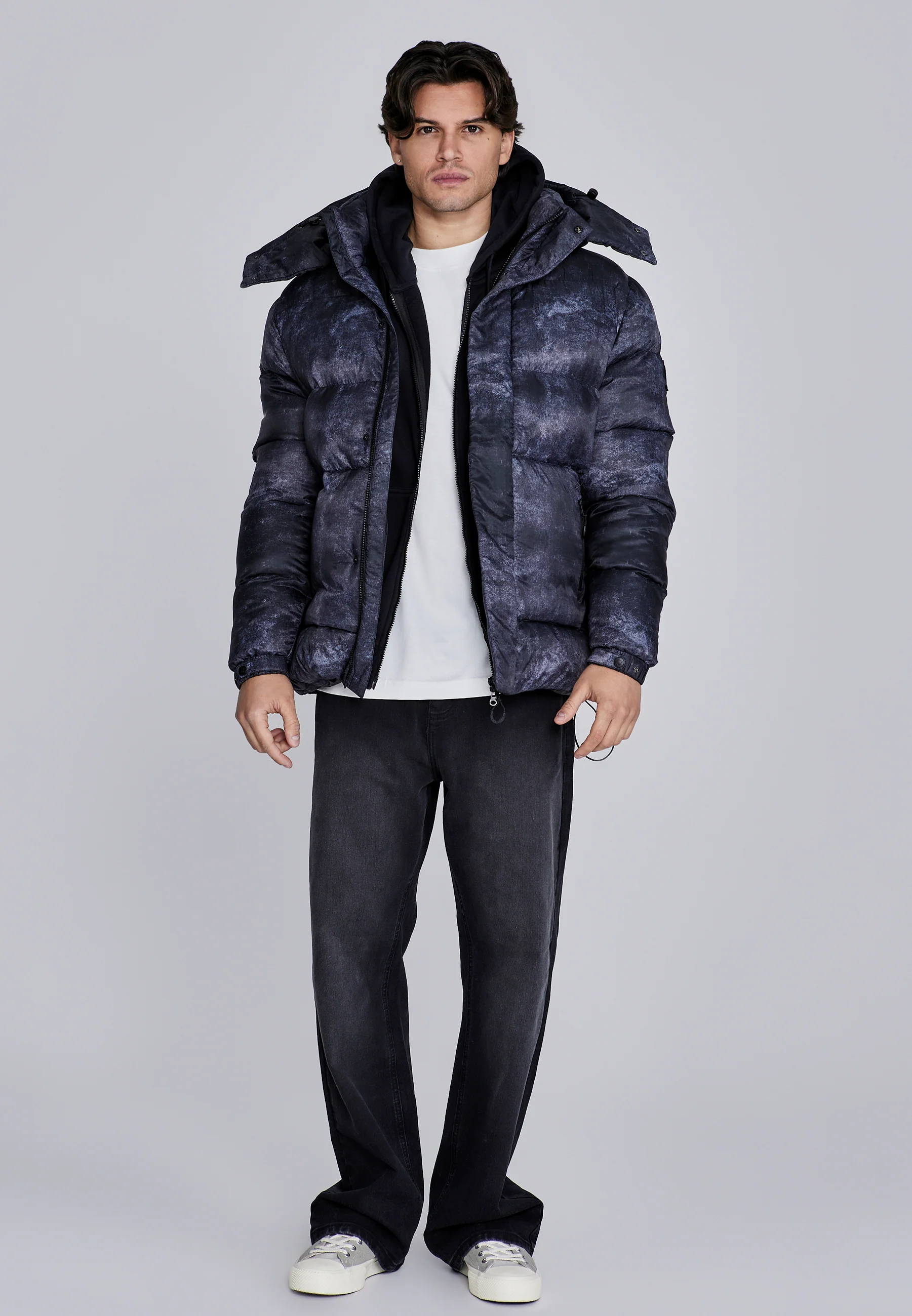 Grey Puffer Jacket - Image 4
