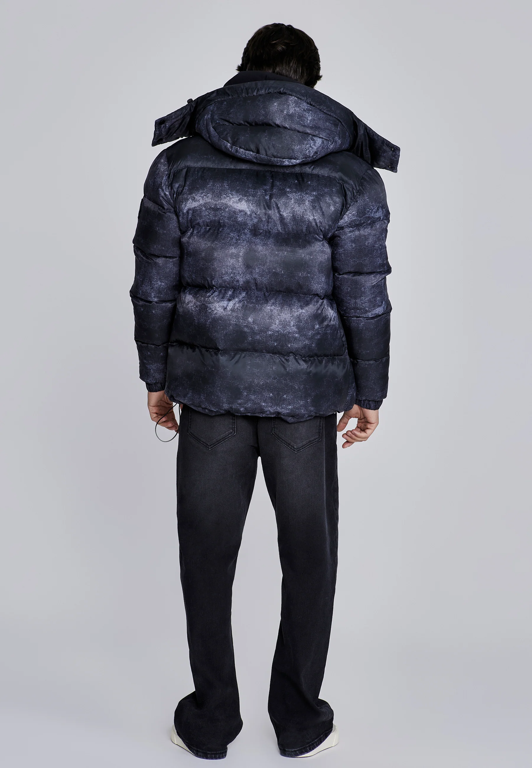 Grey Puffer Jacket - Image 5