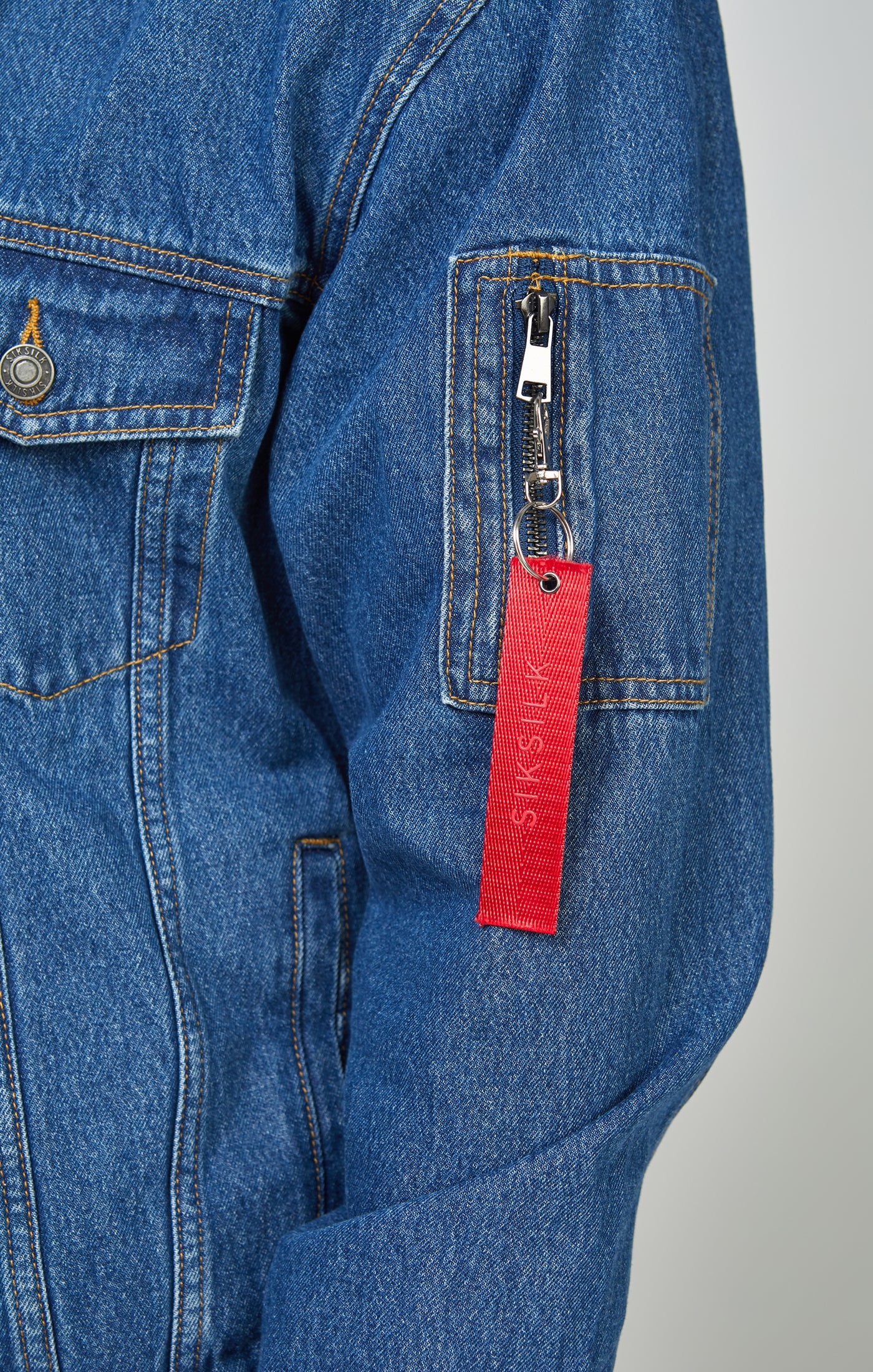 Denim Flight Jacket - Image 3