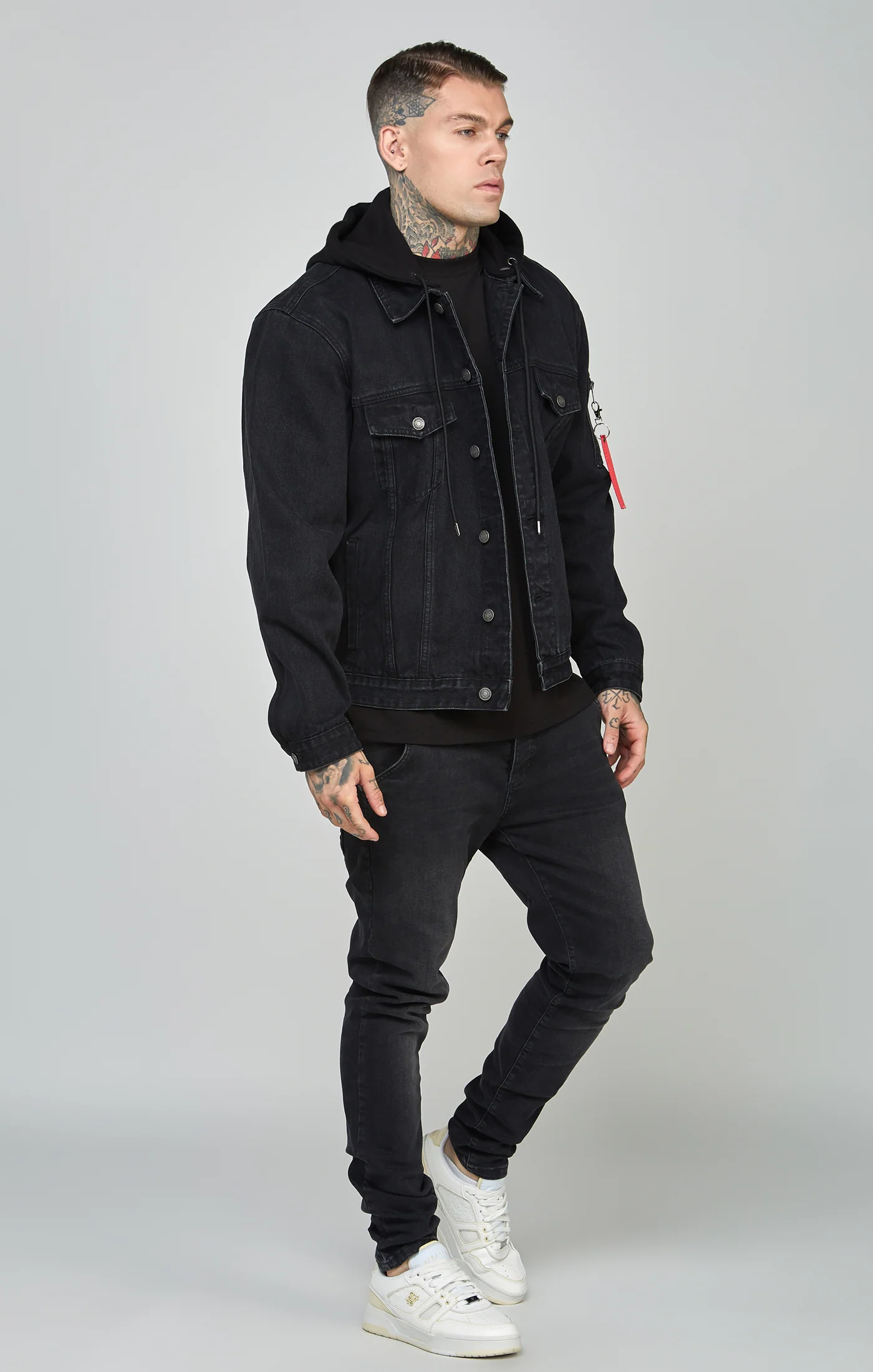 Denim Flight Jacket - Image 2