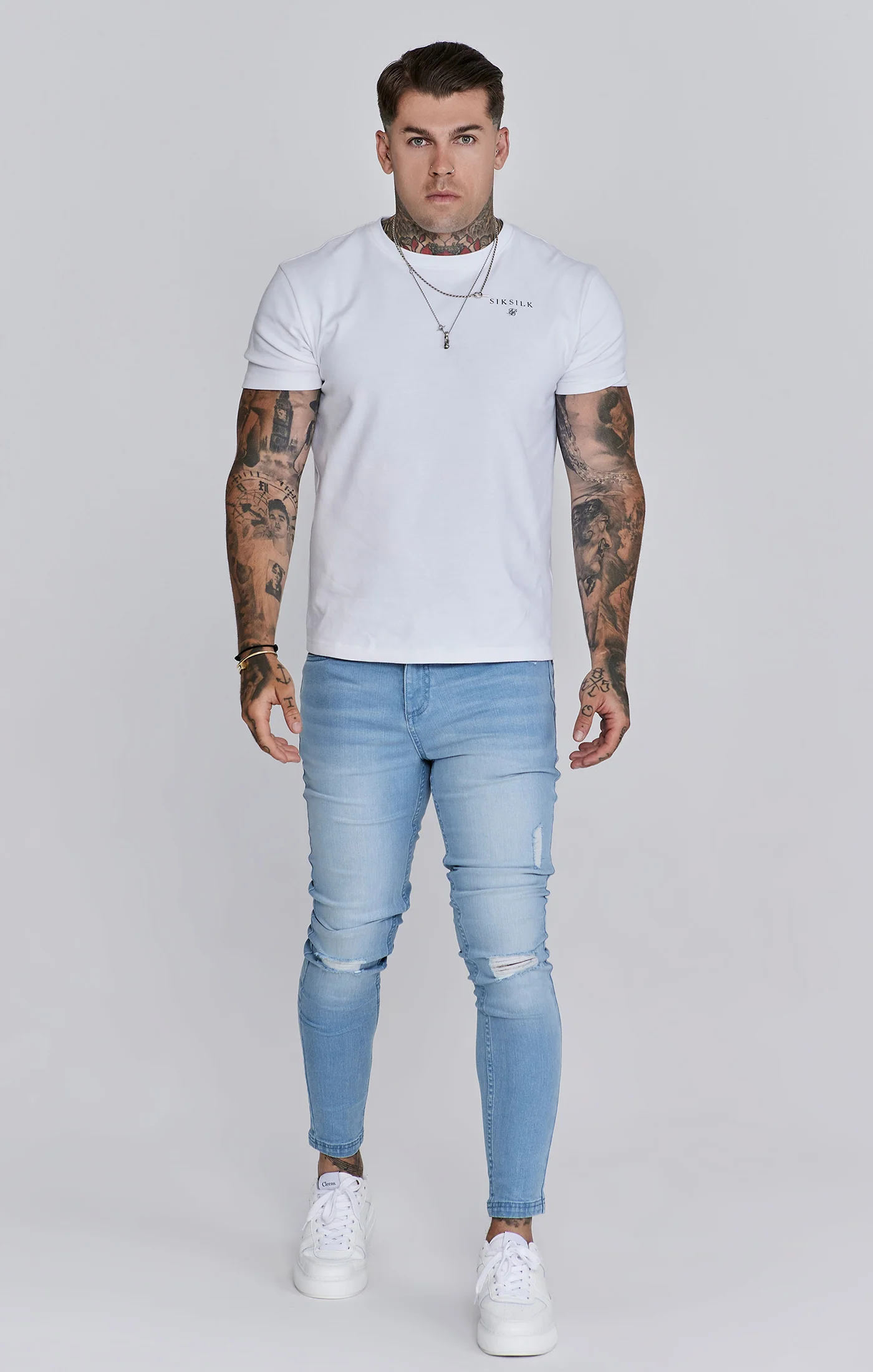 Skinny Jeans Washed Light Blue - Image 2
