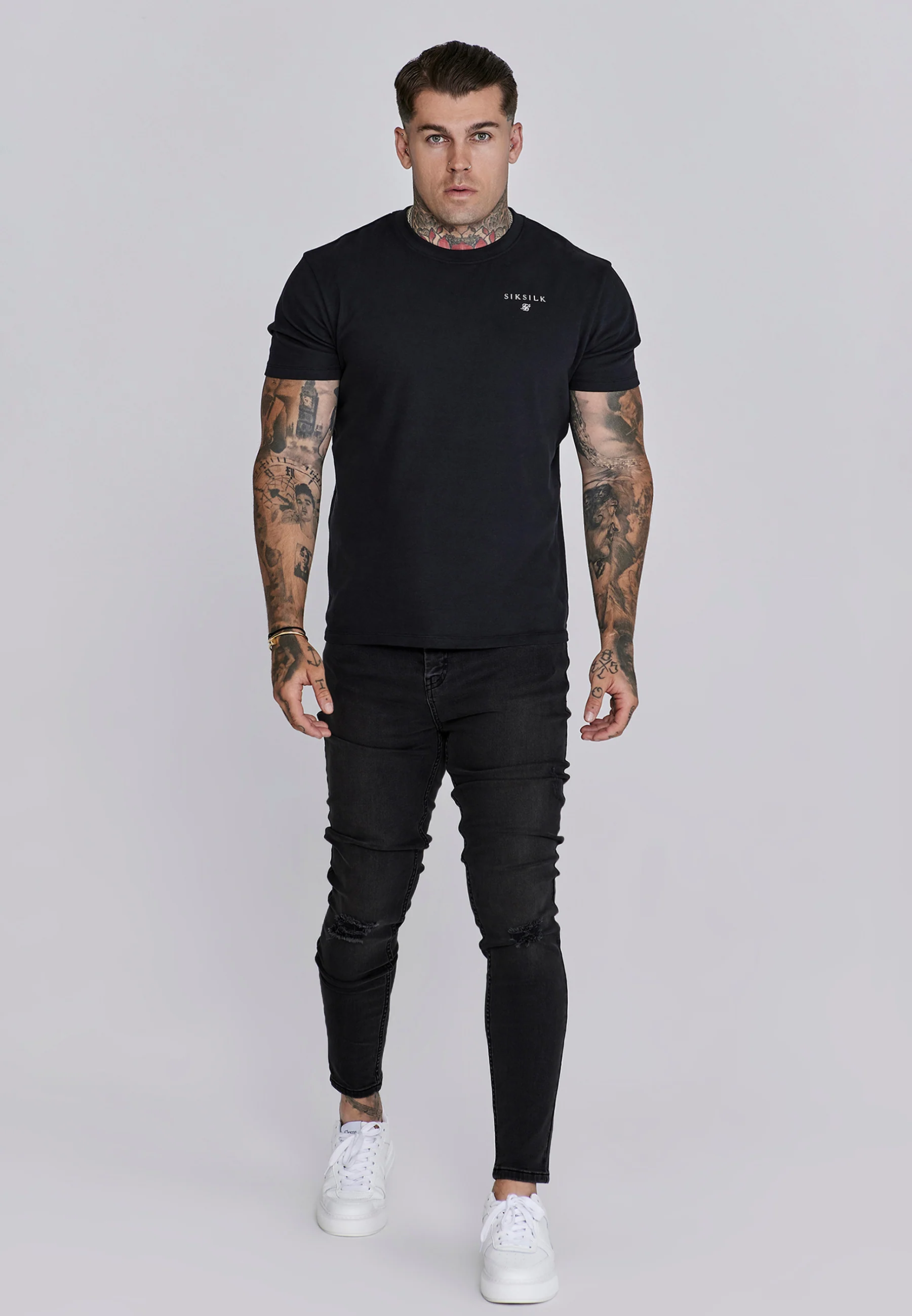 Skinny Jeans Washed Black - Image 2